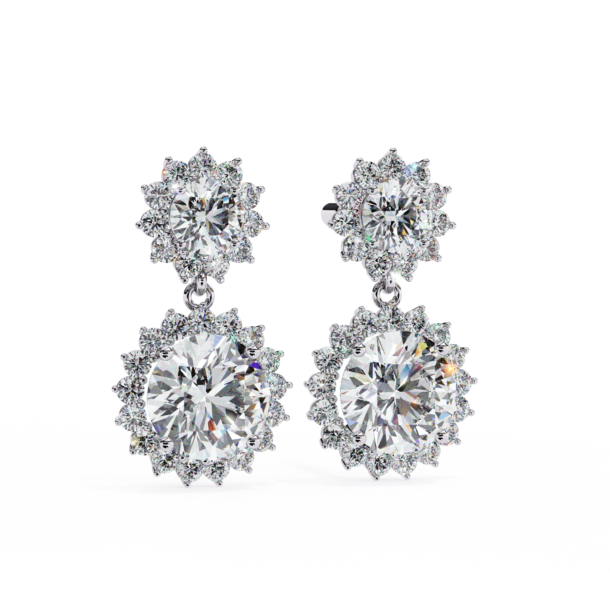 Floral Cluster Earrings