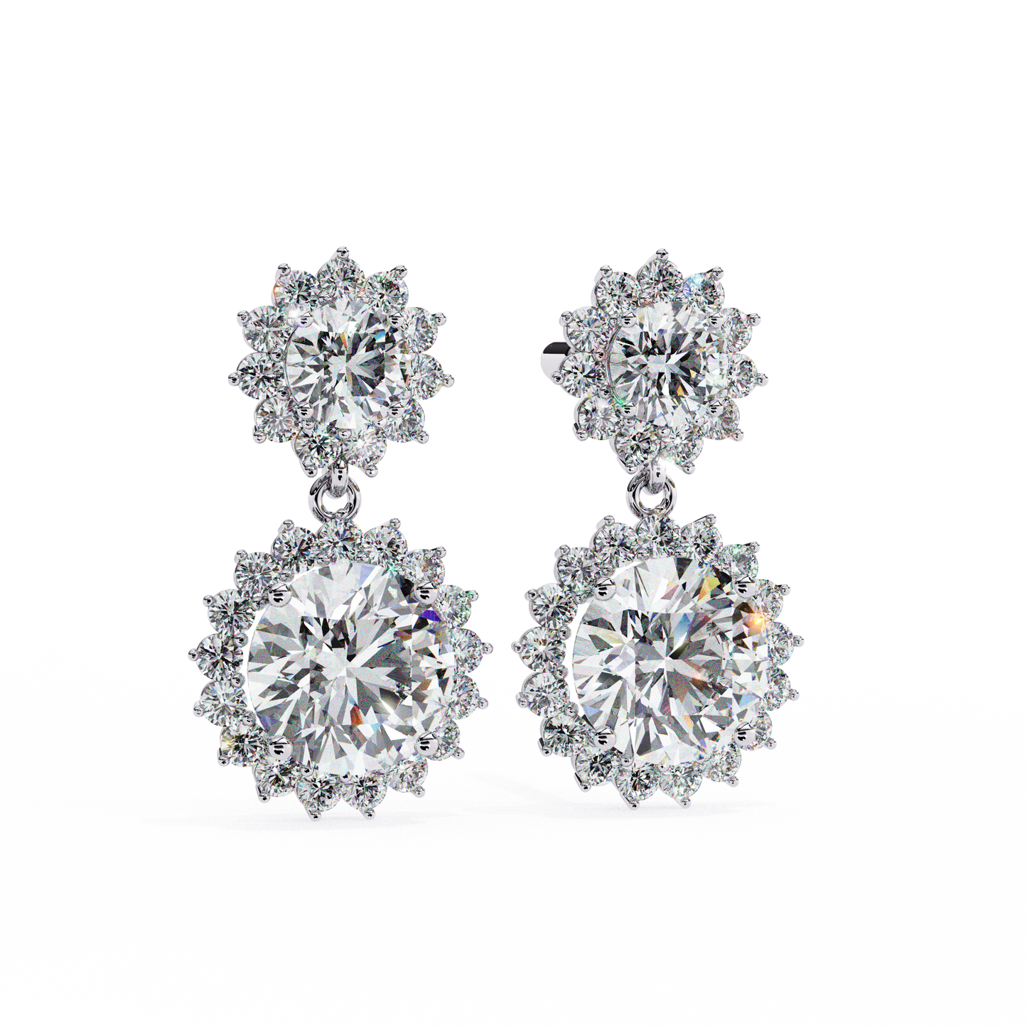 Floral Cluster Earrings