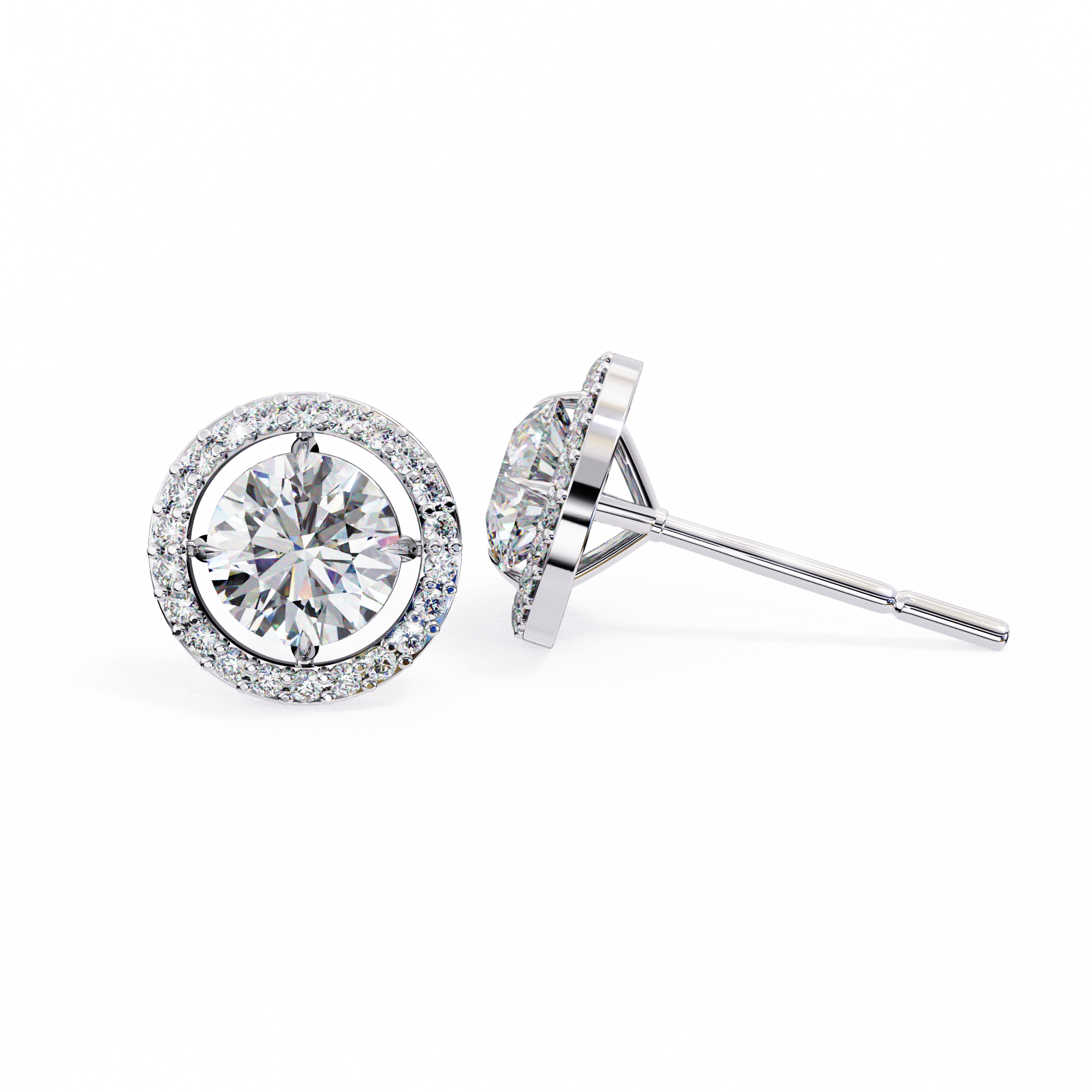 Buy Classic Round Diamond Studs