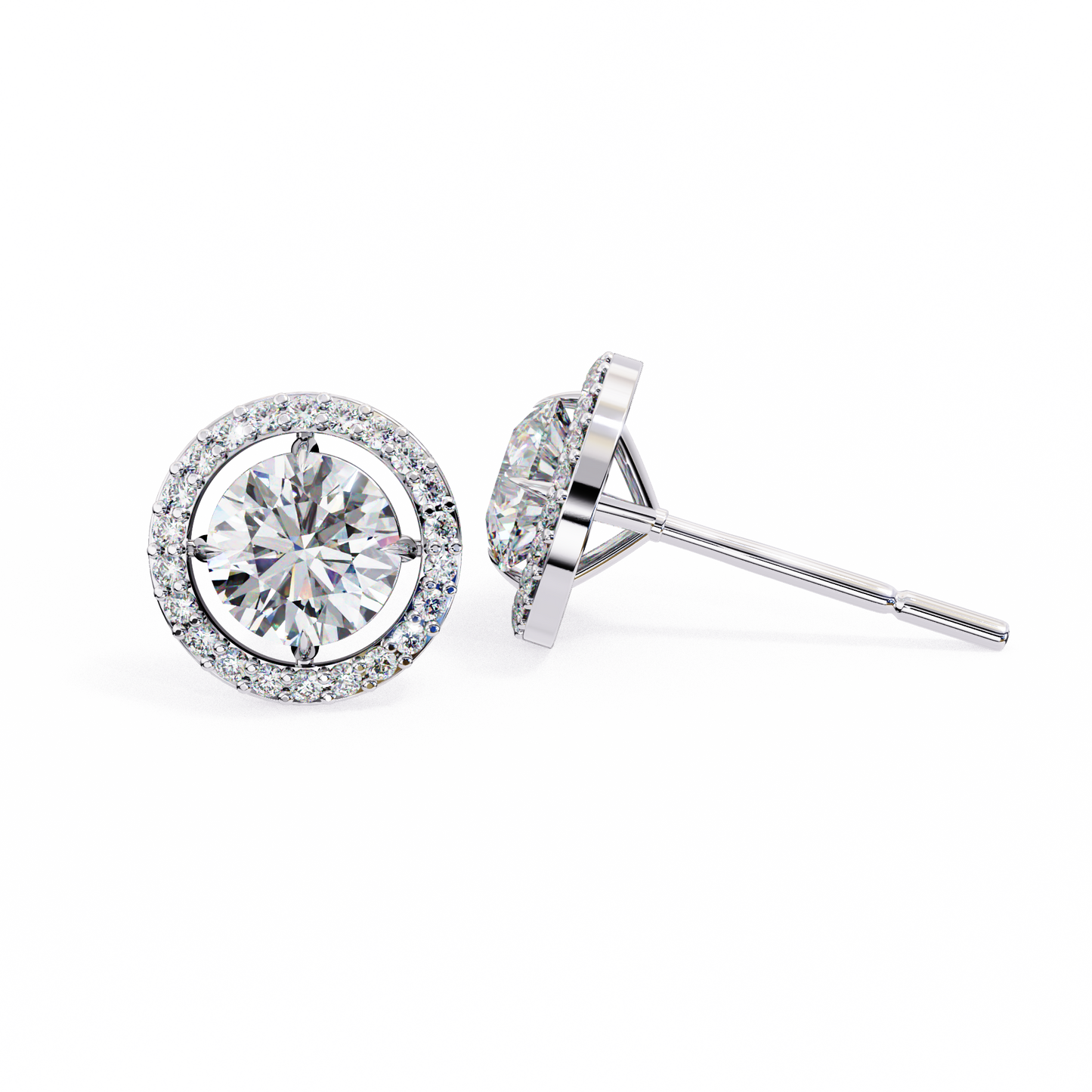 Buy Classic Round Diamond Studs