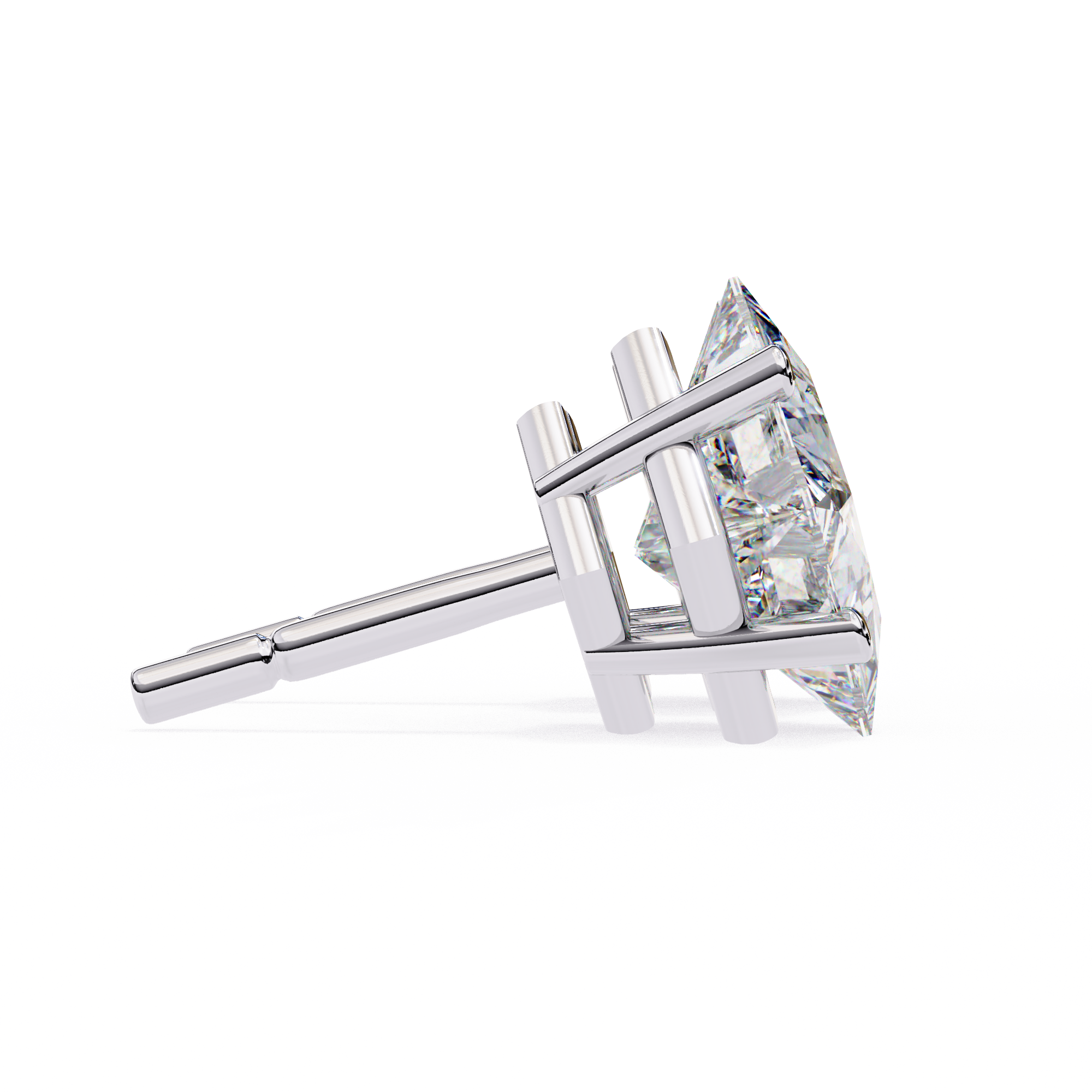 Princess Diamond Earrings