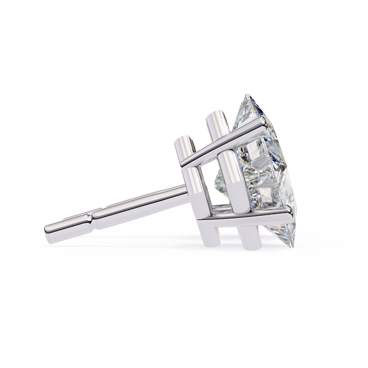 Princess Diamond Earrings