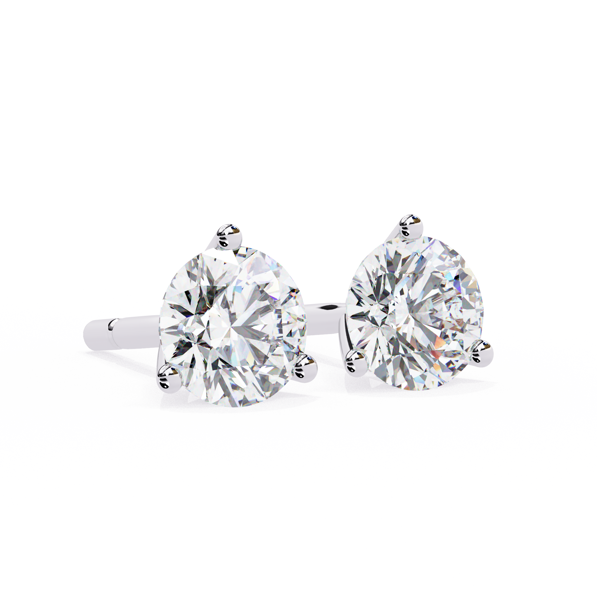ROUND STUD EARRING