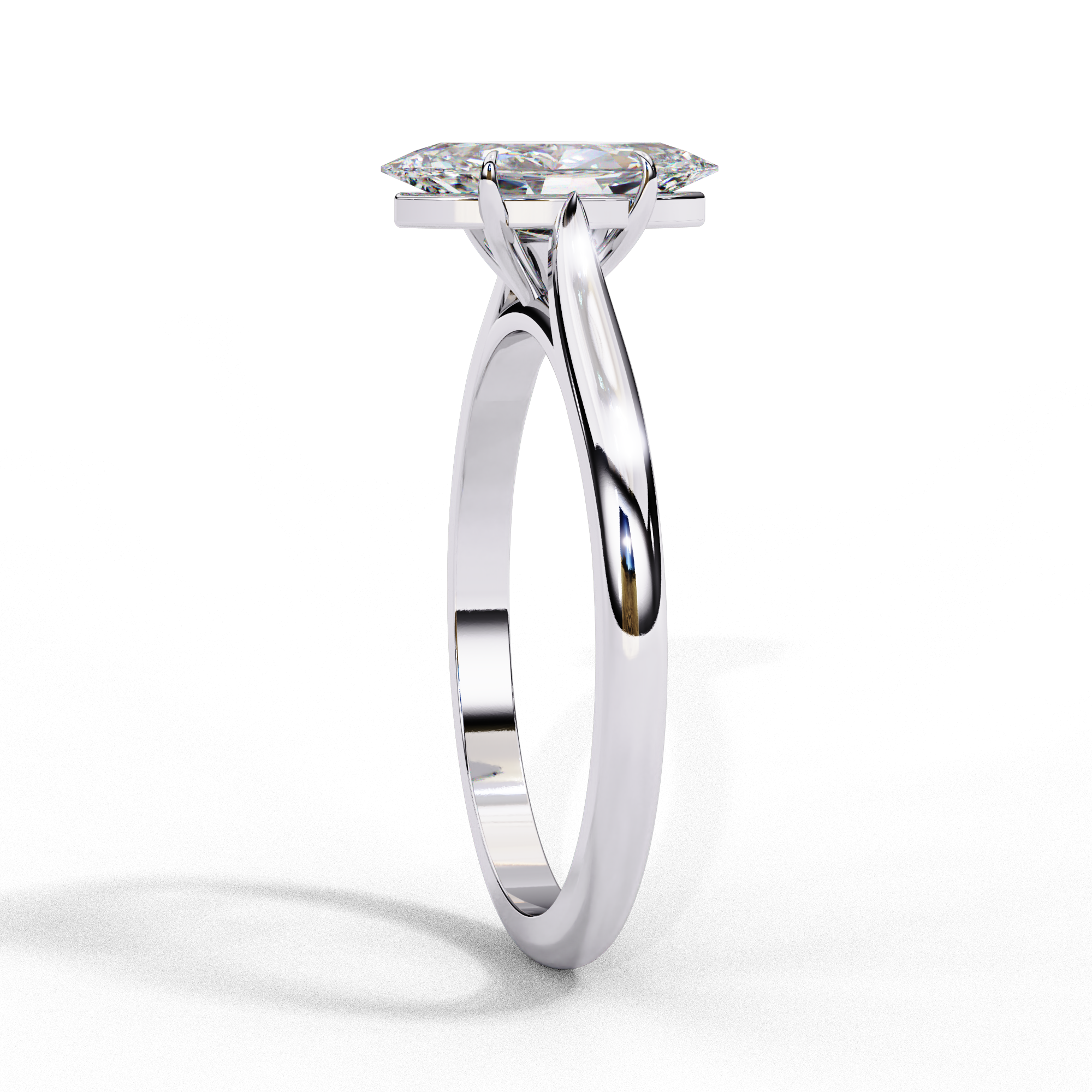 Classic Marquise Cut Solitaire Ring
