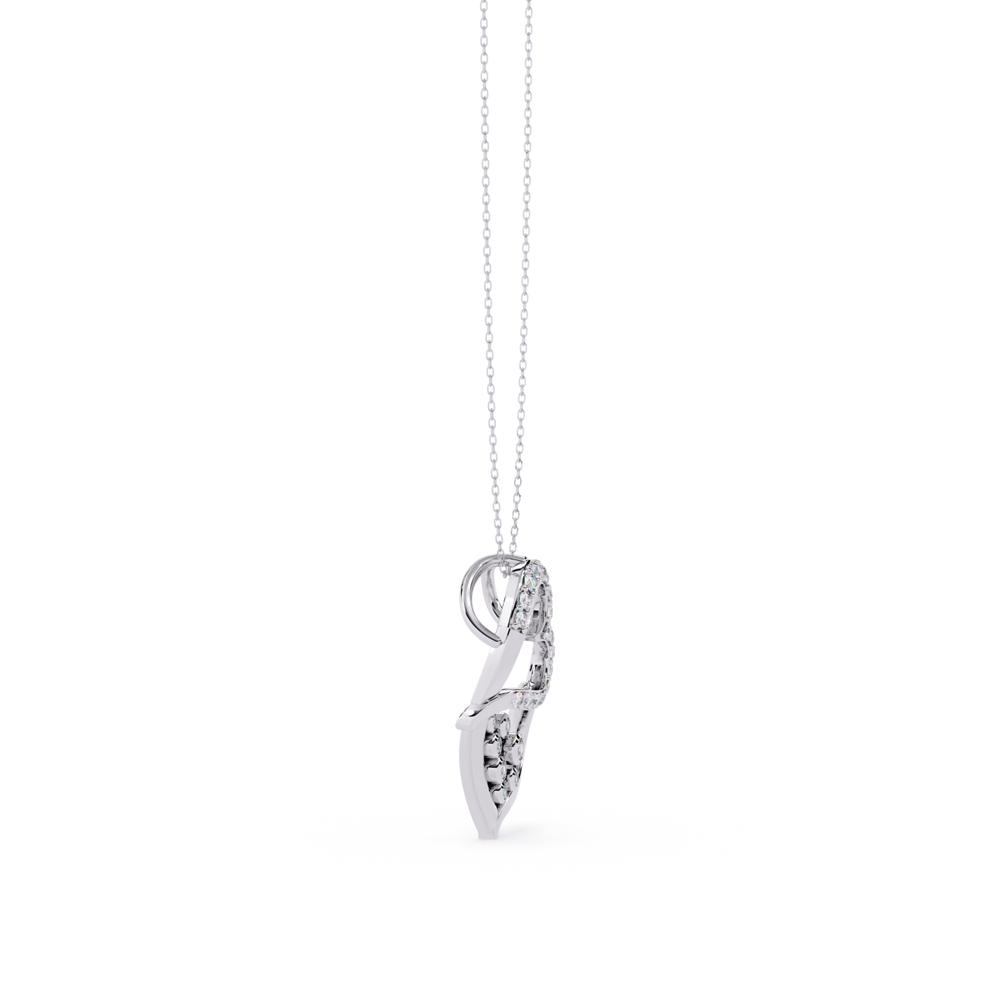Modern Double Heart Design Pendant
