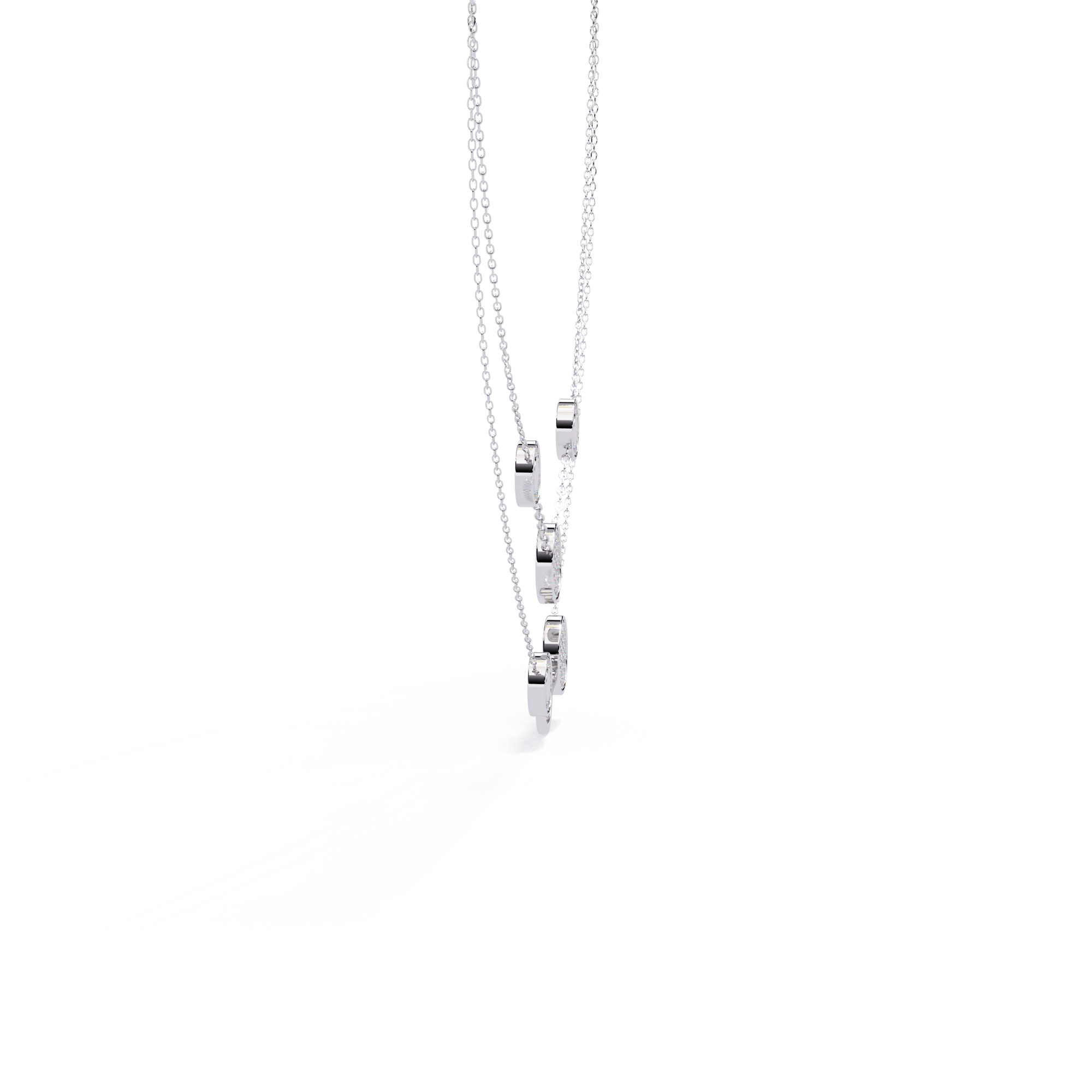 Lira Round Diamond Necklace