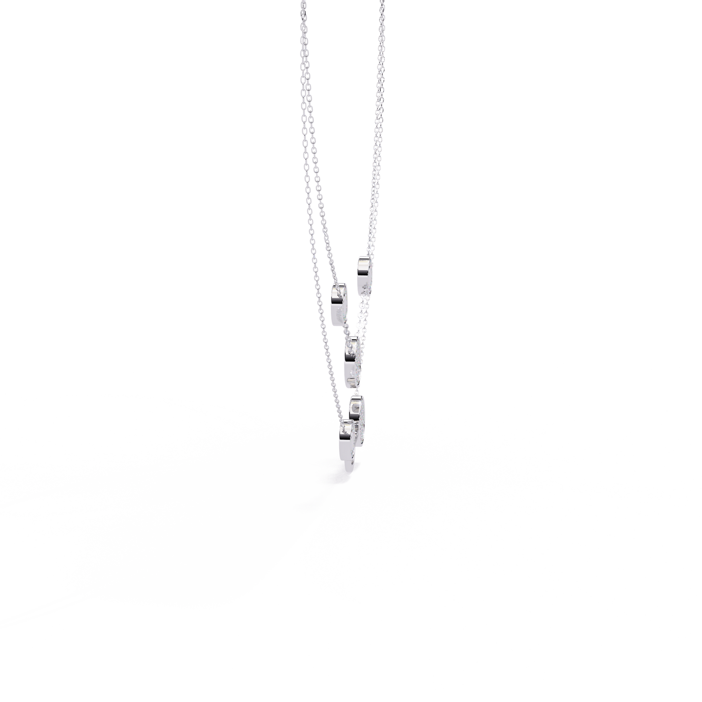 Lira Round Diamond Necklace