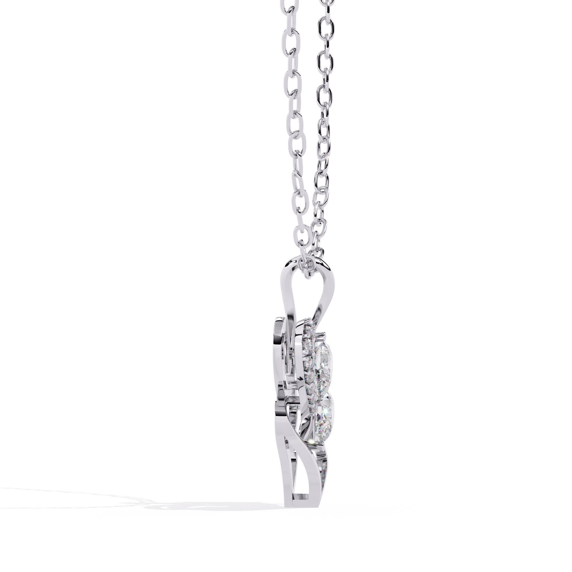 Couple Double Pear Pendant