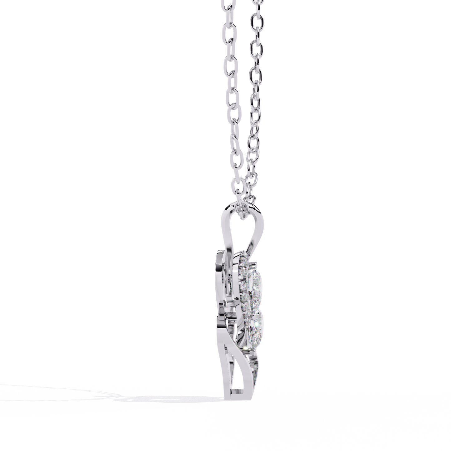 Couple Double Pear Pendant