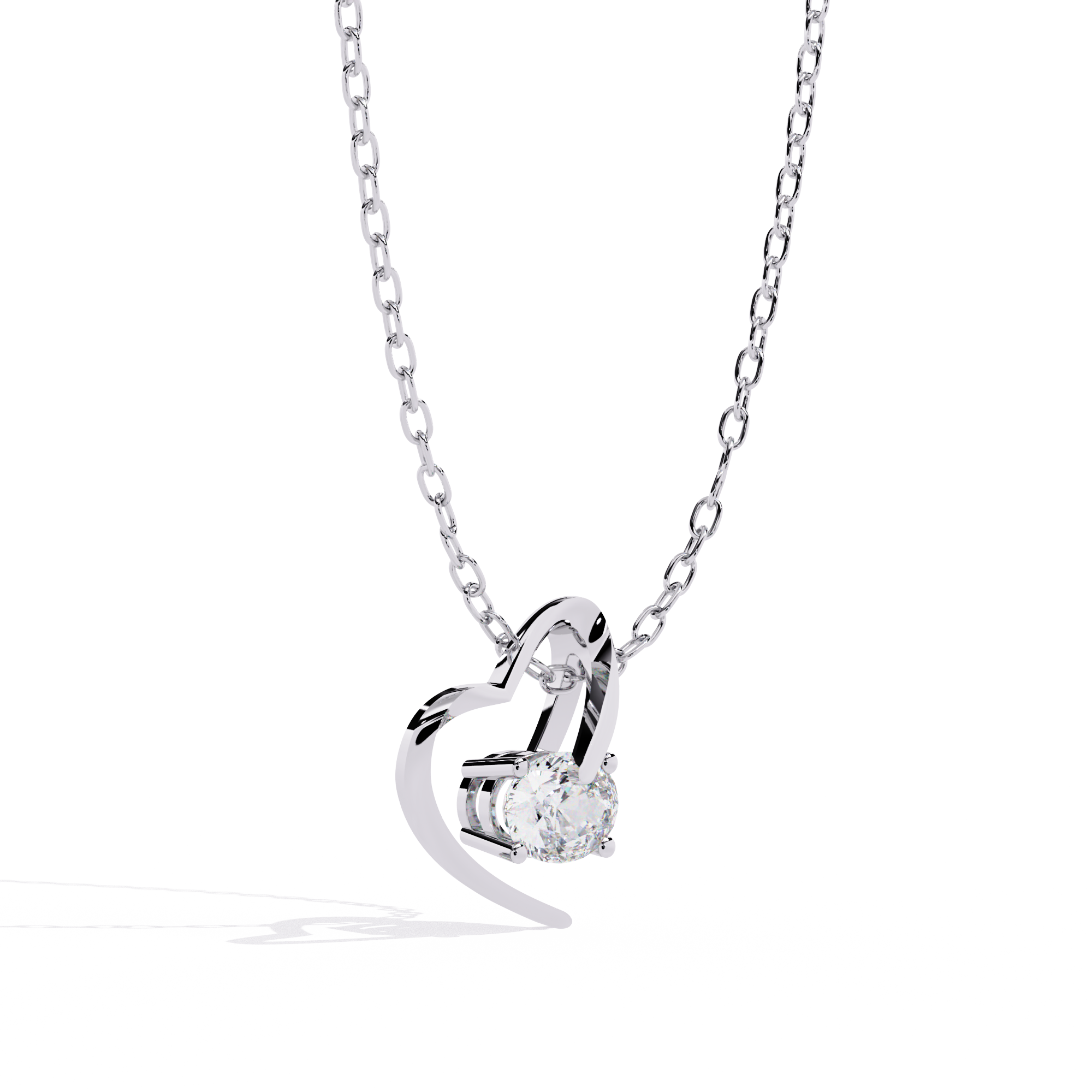 Oval Heart Pendant