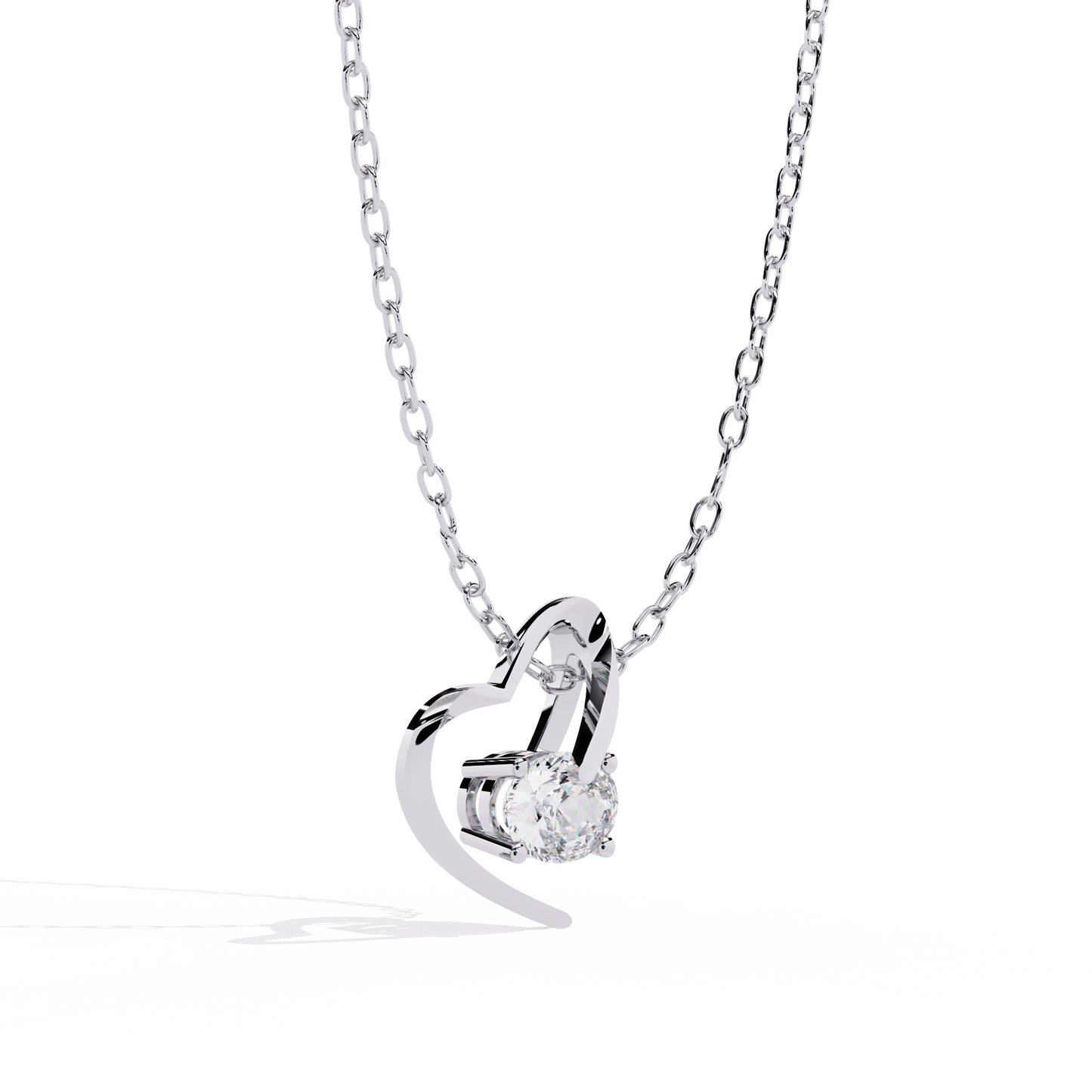Oval Heart Pendant