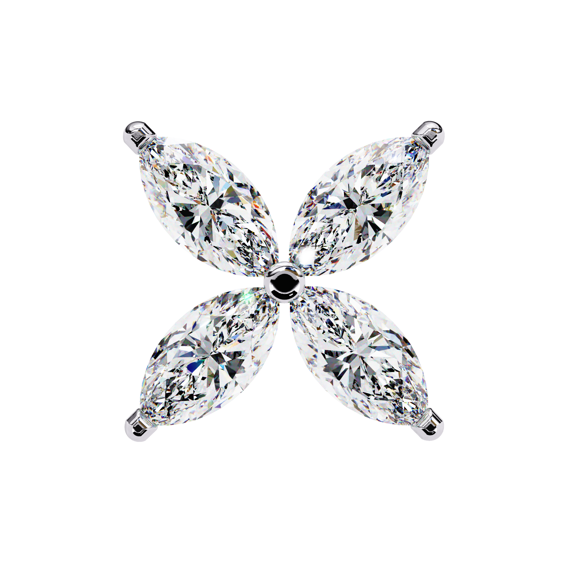 Marquise Diamond Earring