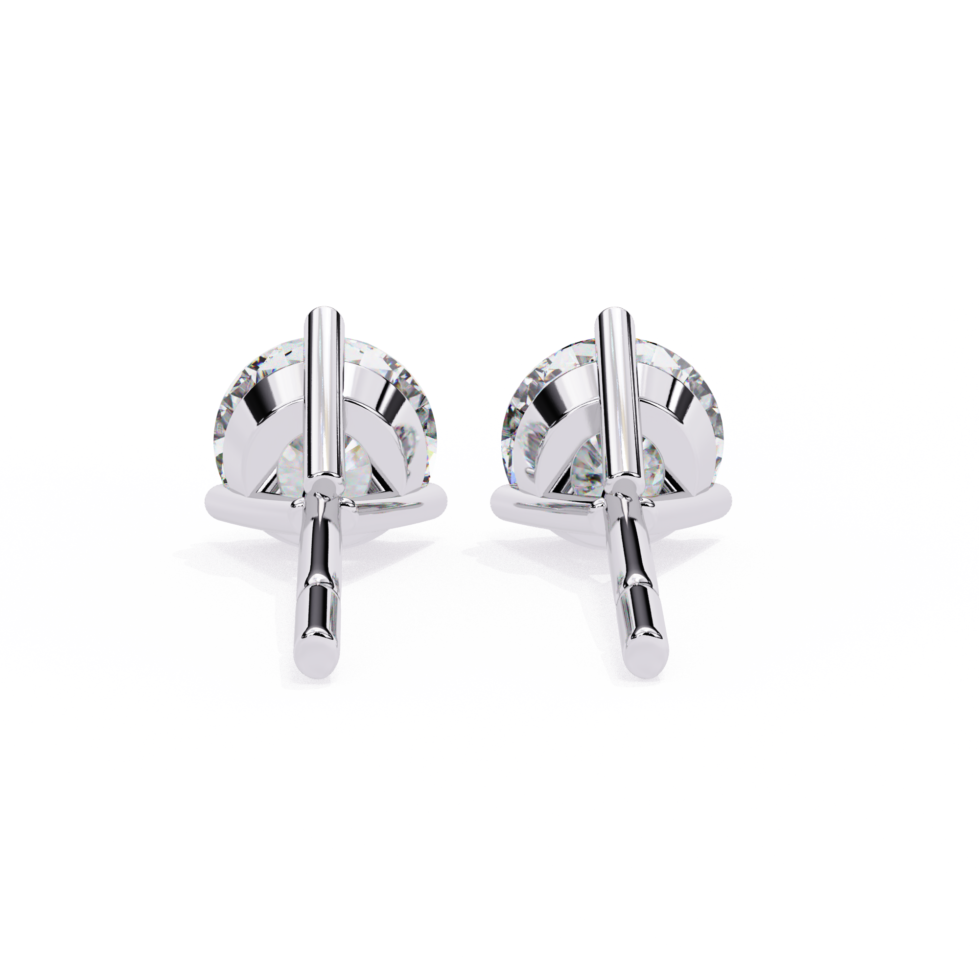 ROUND STUD EARRING