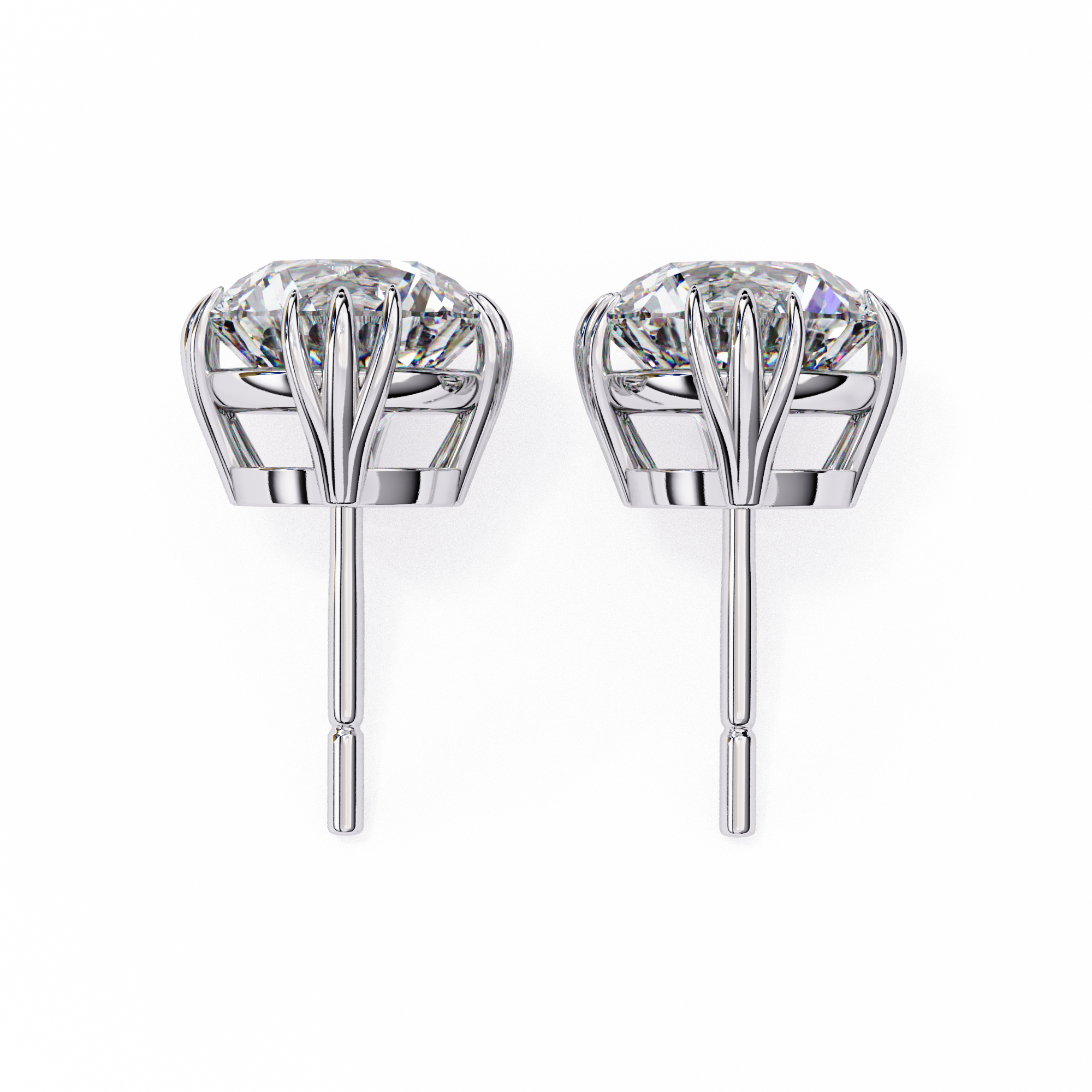 Trinity 2-carat Diamond Studs