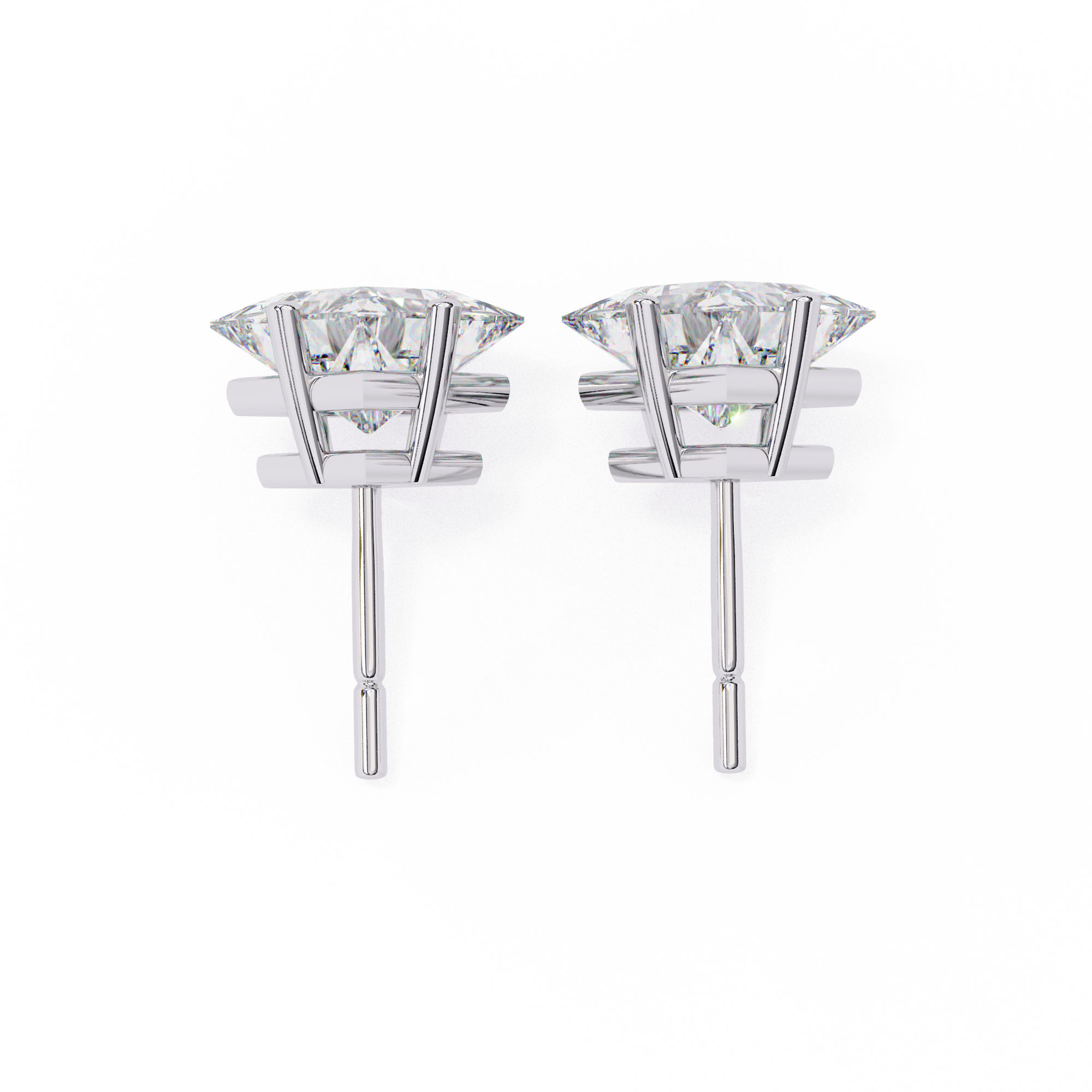 Princess Diamond Earrings