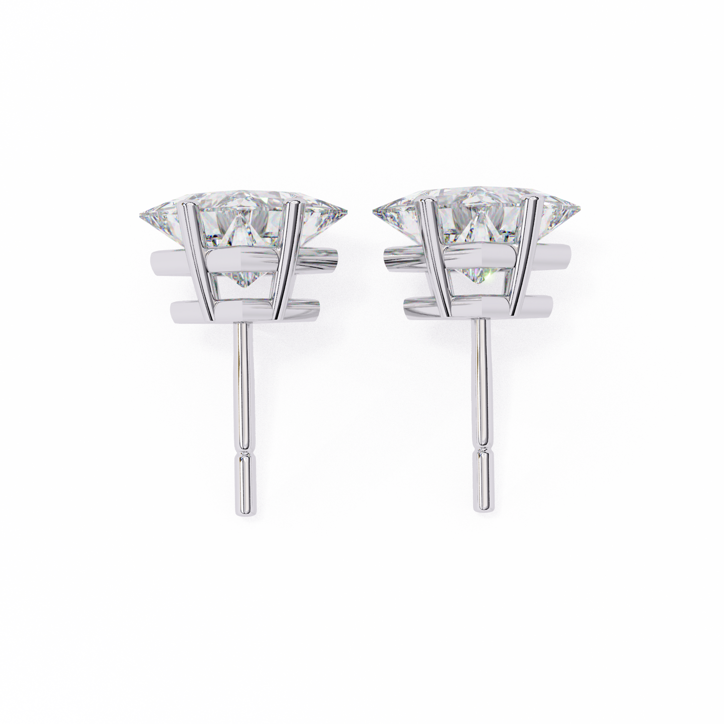 Princess Diamond Earrings