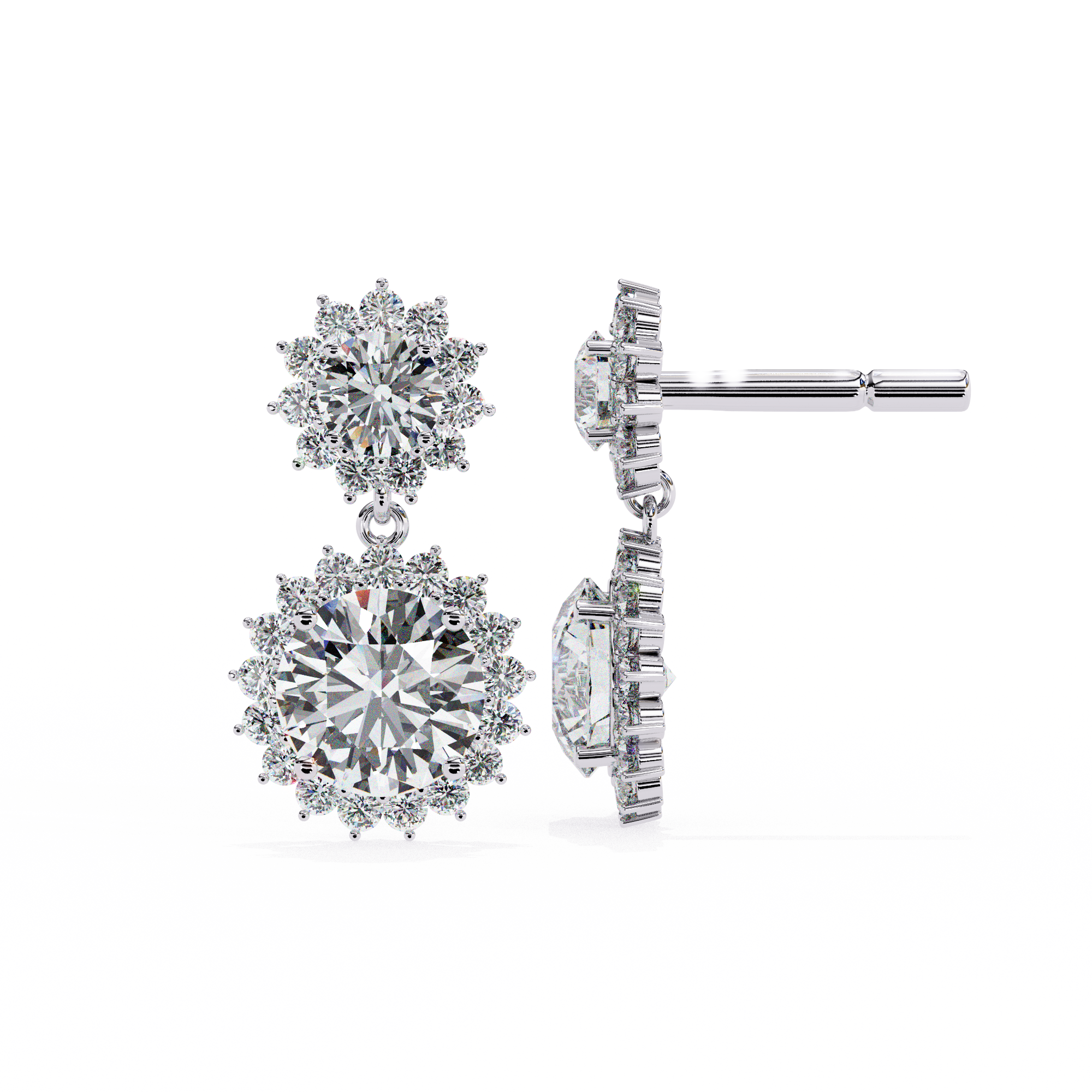 Floral Cluster Earrings