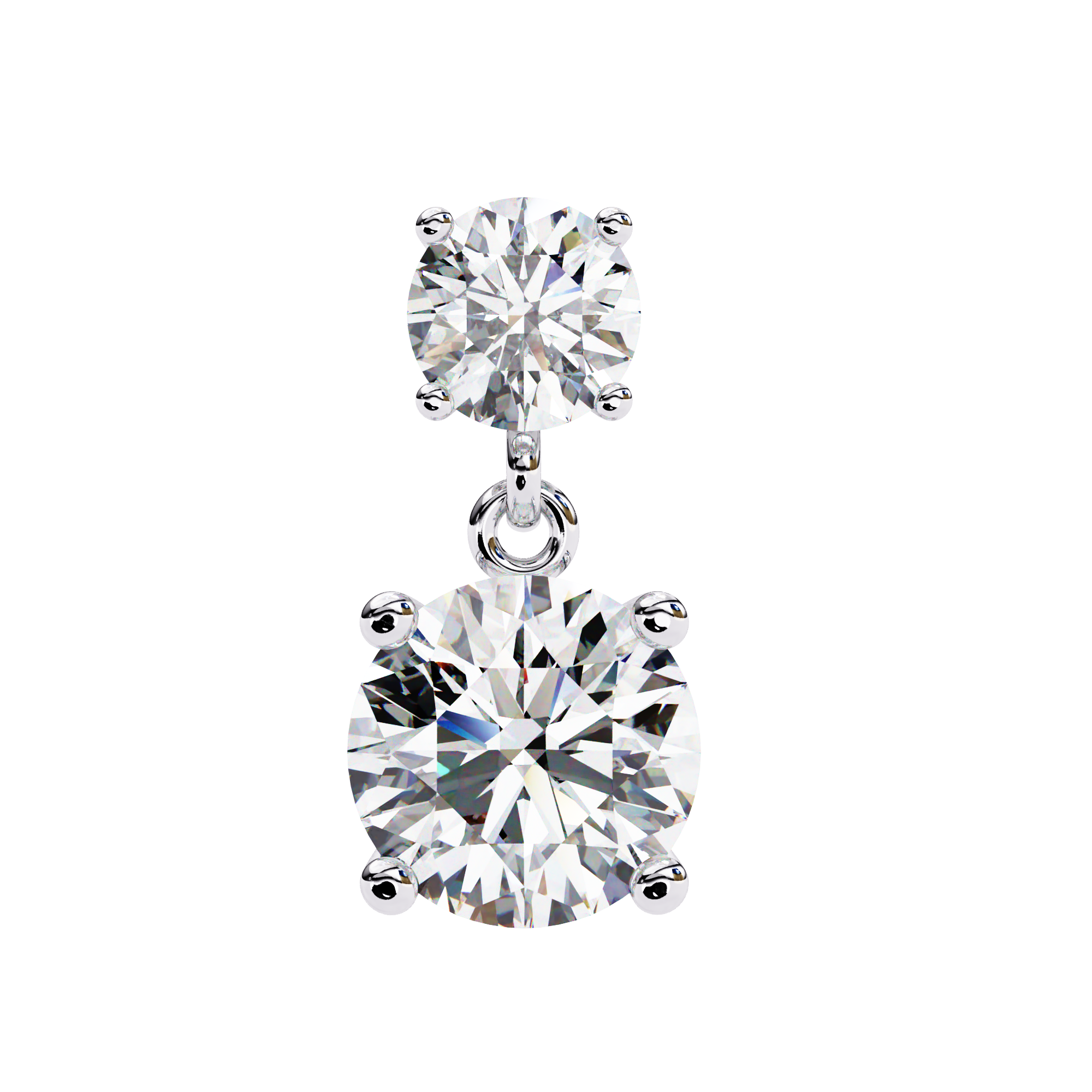 Diamond Duo Stud Earrings