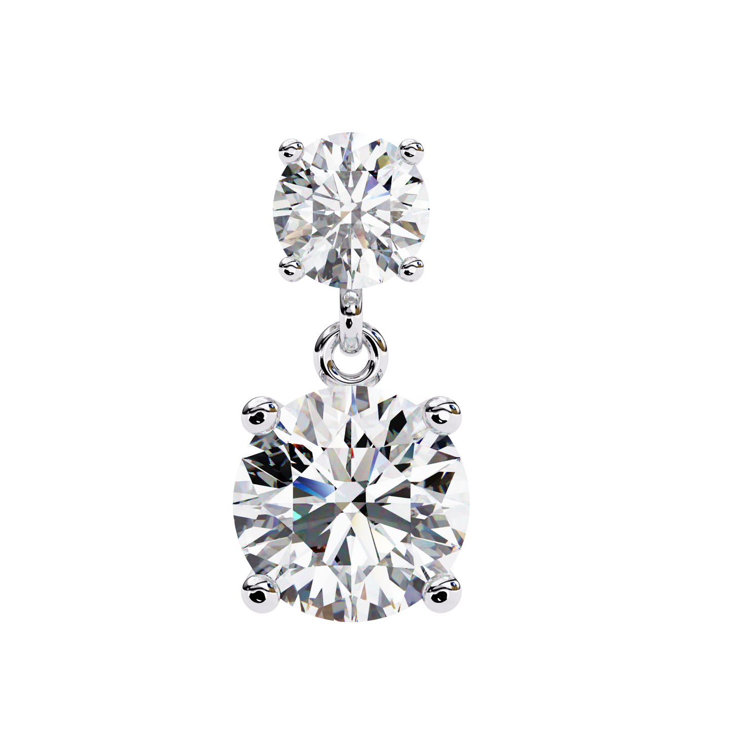 Diamond Duo Stud Earrings