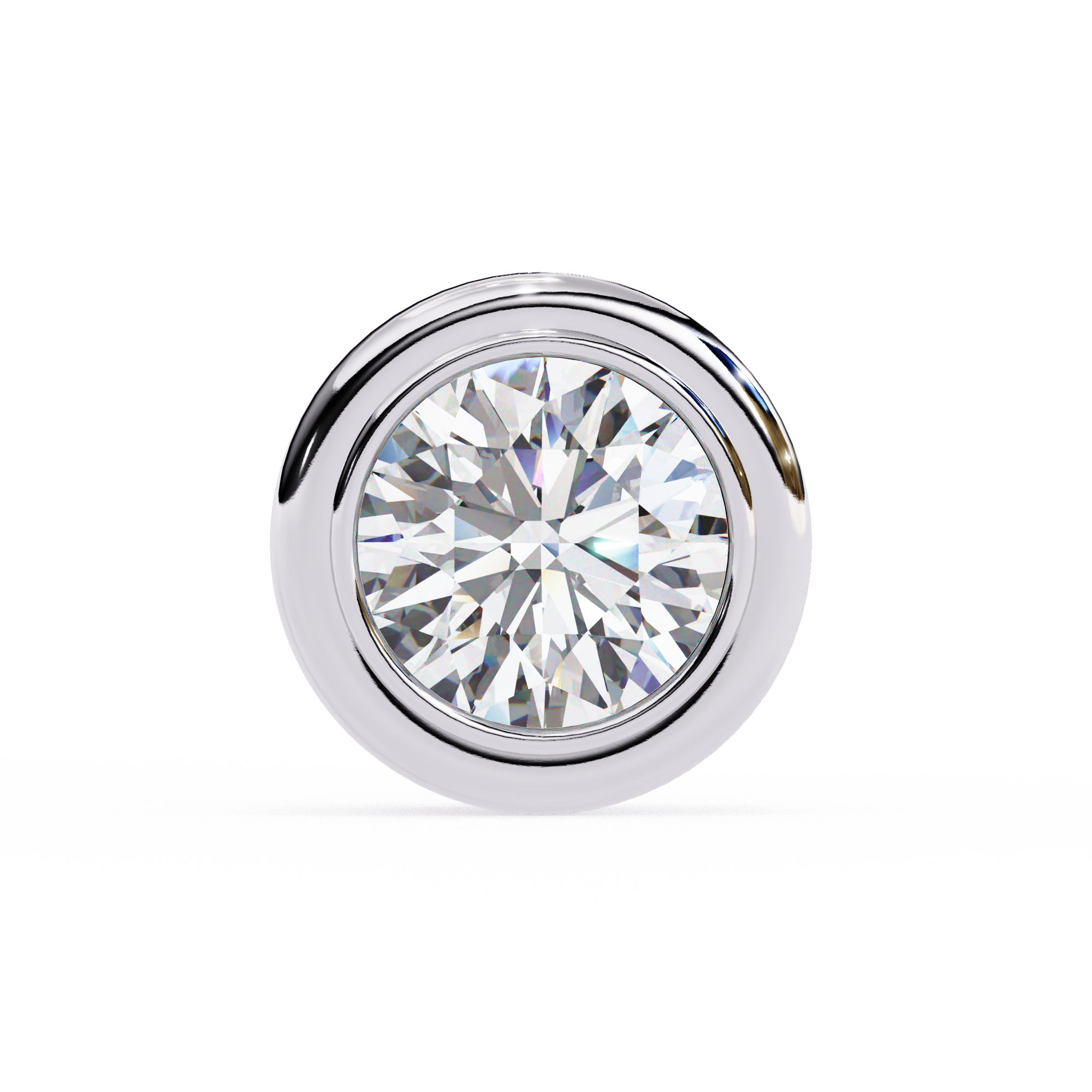 Round Diamond Stud Earrings Timeless Round Cut Gift for Women