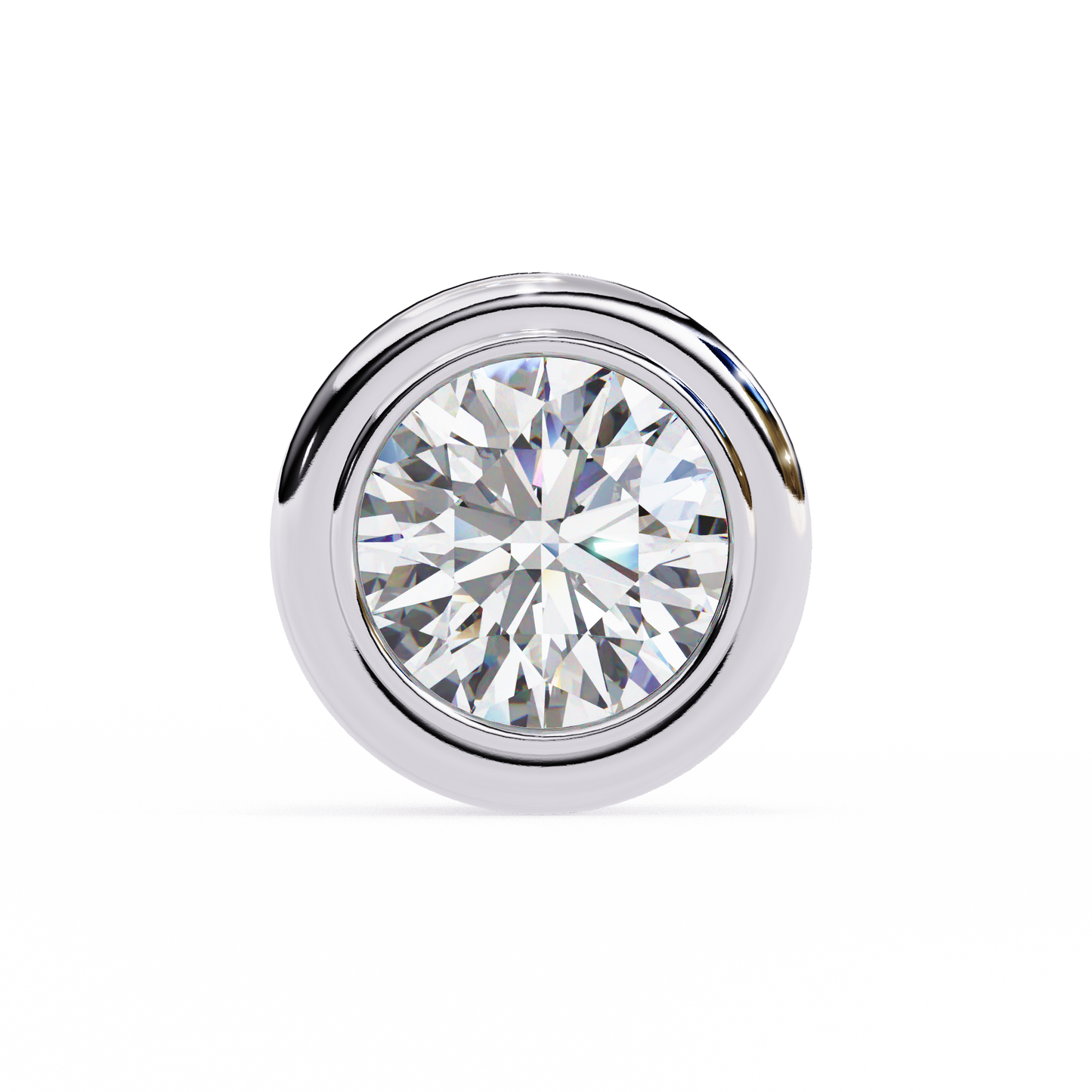 Round Diamond Stud Earrings Timeless Round Cut Gift for Women