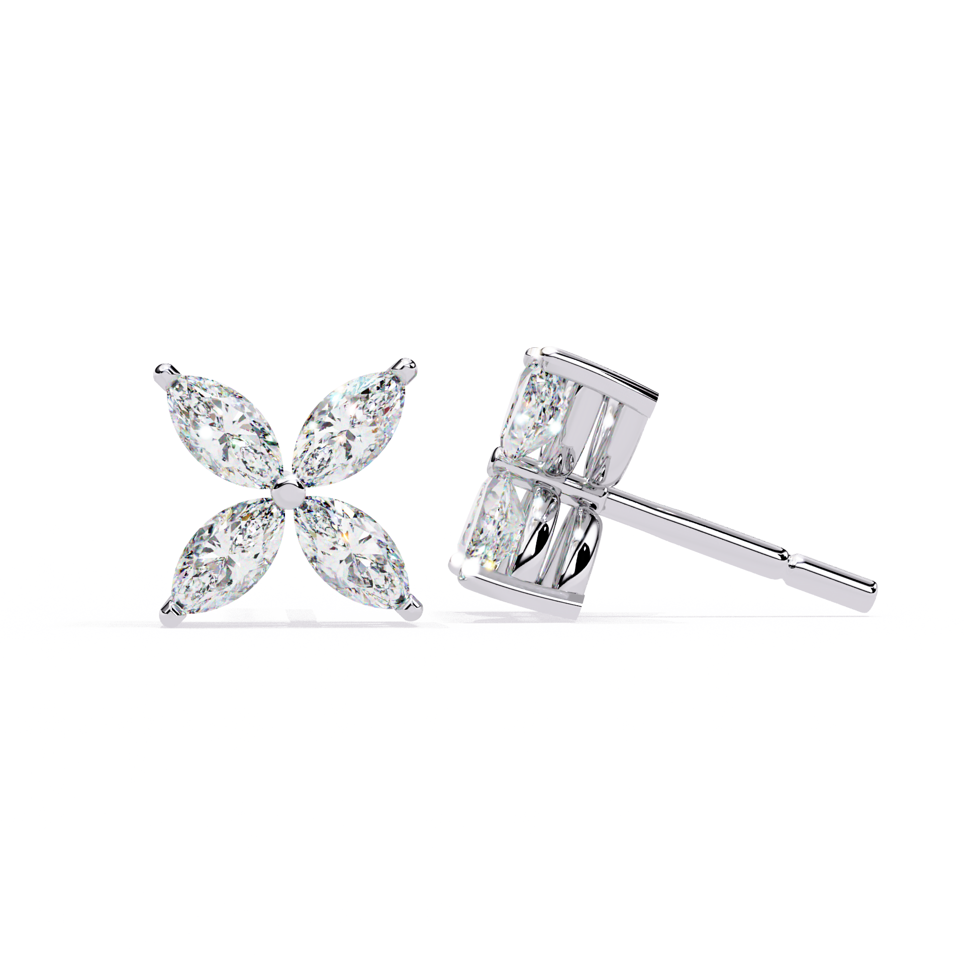 Marquise Diamond Earring