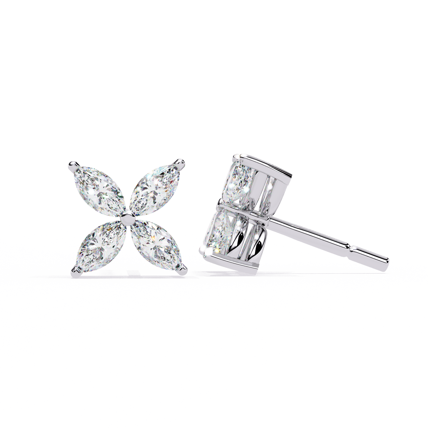 Marquise Diamond Earring