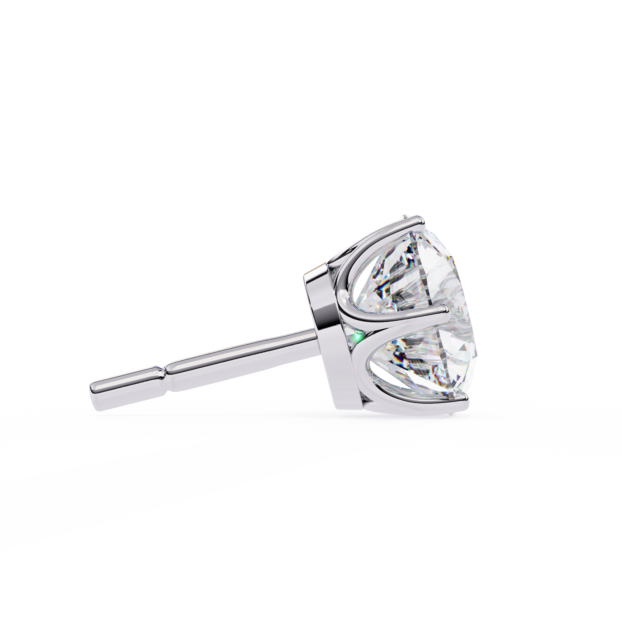 Classic Six Claw Diamond Stud Earrings