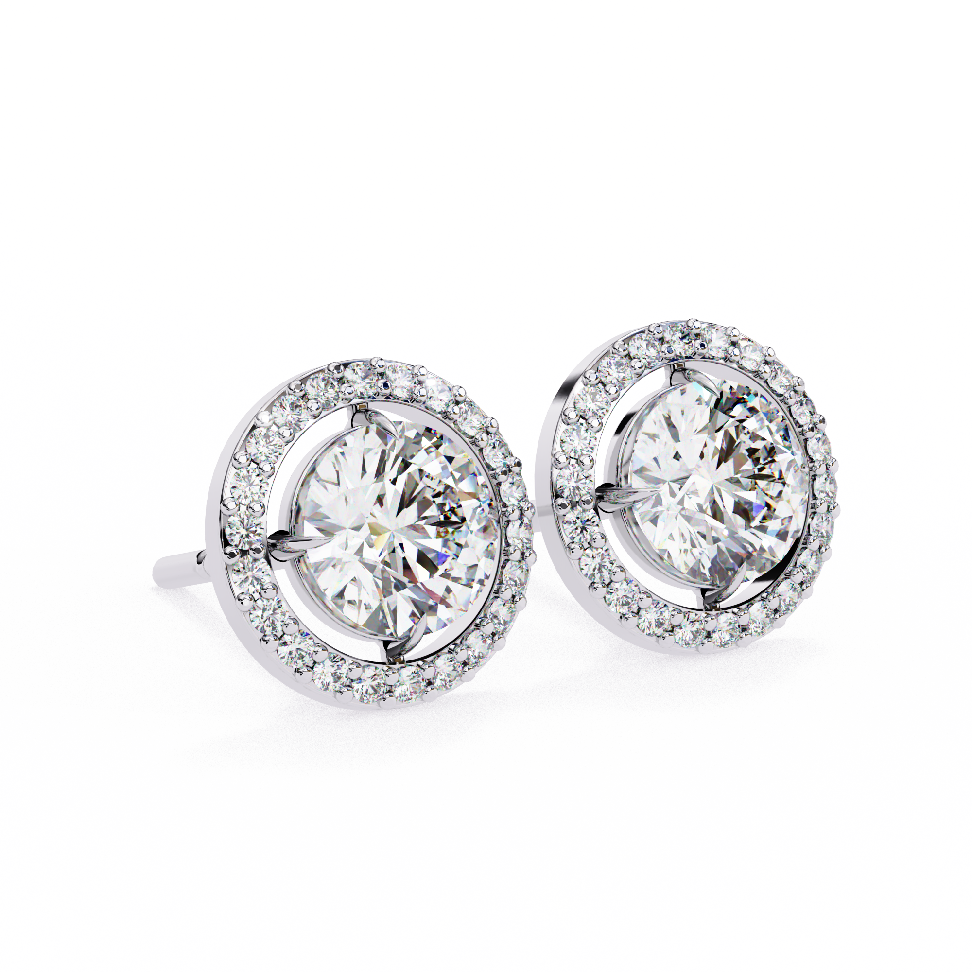 Buy Classic Round Diamond Studs