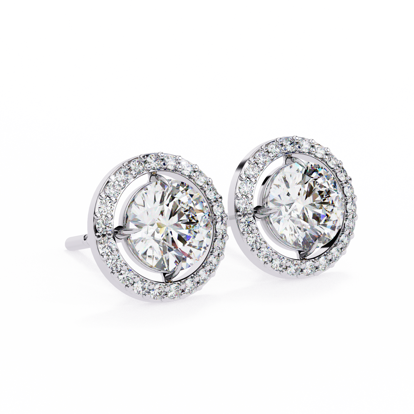 Buy Classic Round Diamond Studs