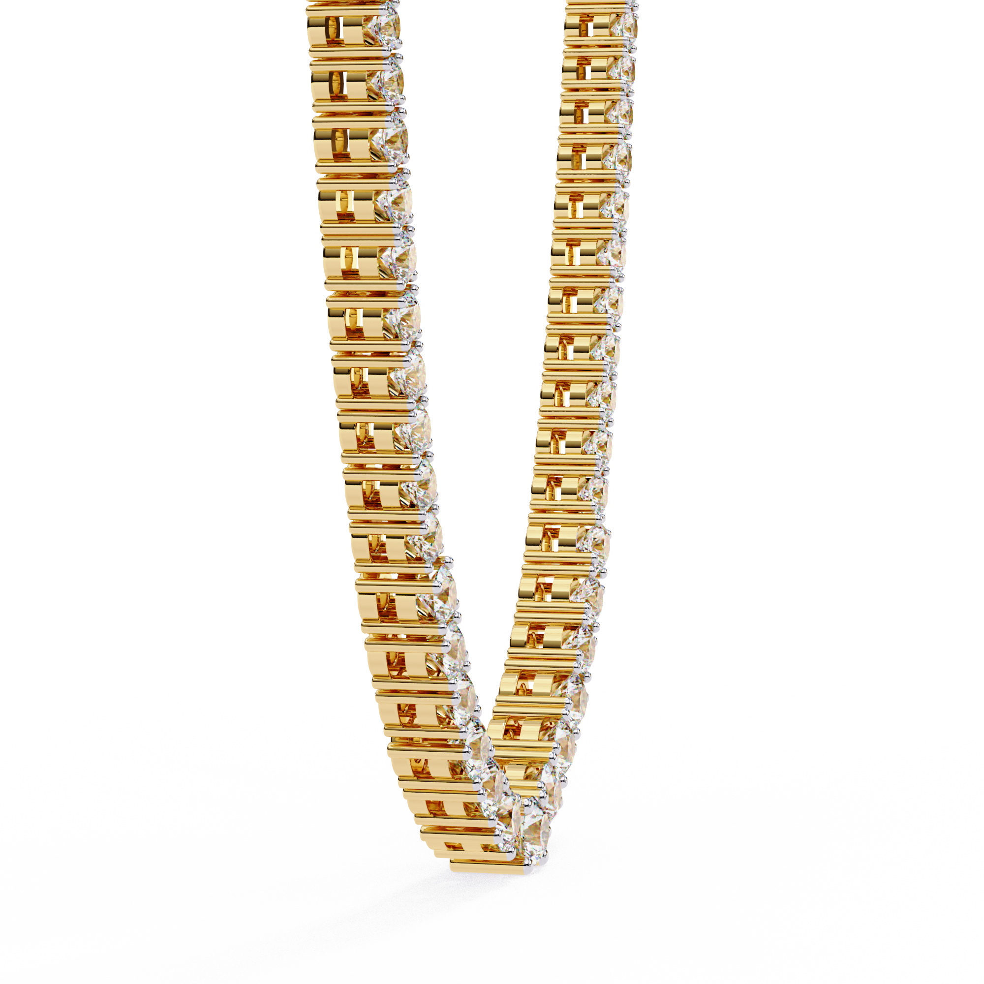 Lab Grown Diamond Tennis Necklace