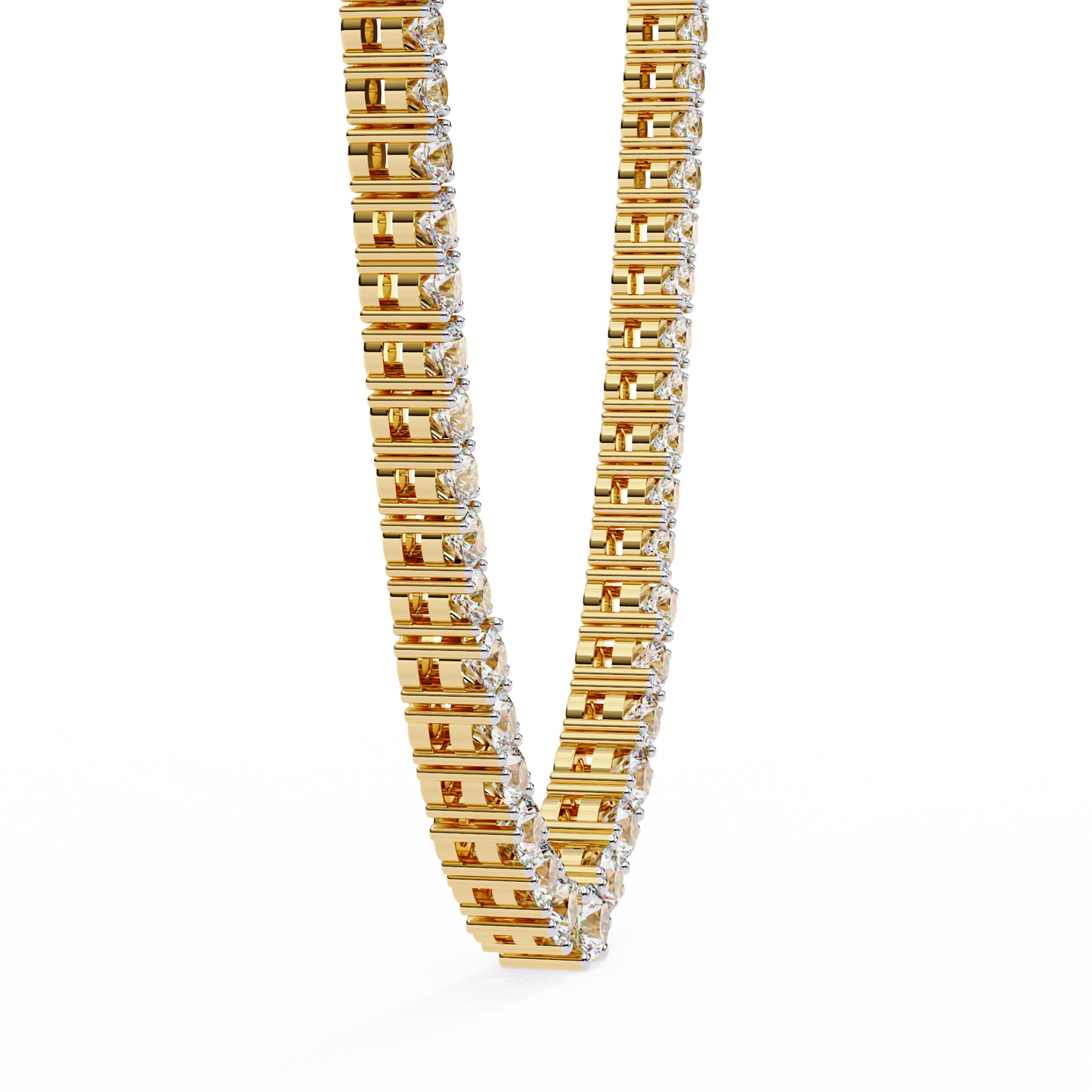 Lab Grown Diamond Tennis Necklace