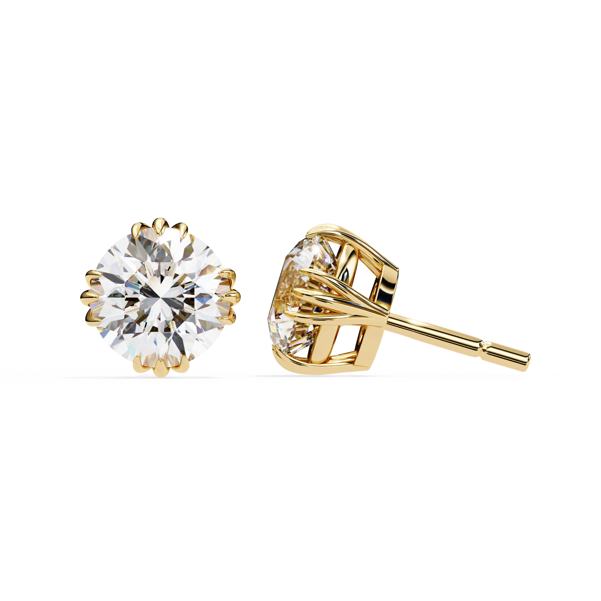 Trinity 2-carat Diamond Studs