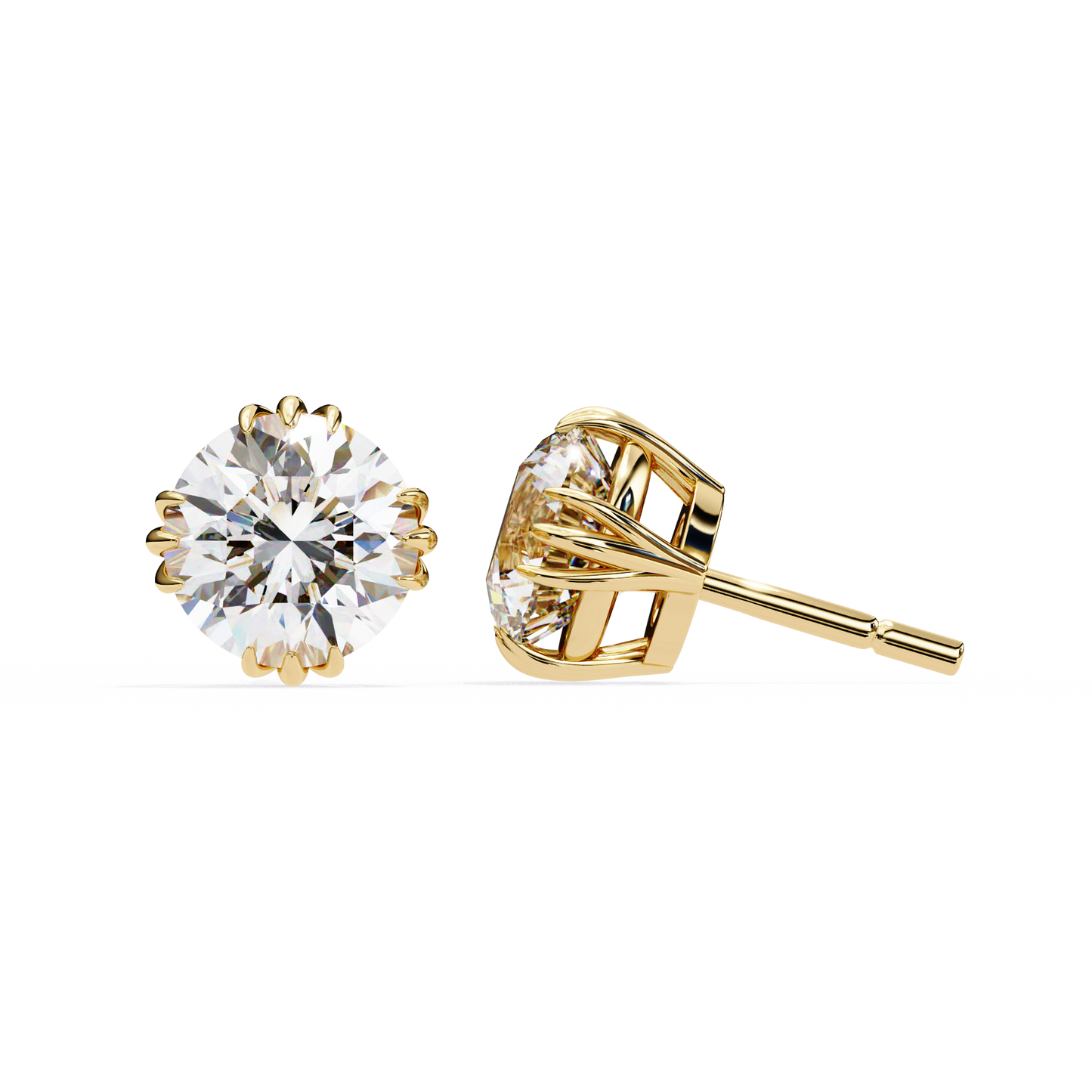 Trinity 2-carat Diamond Studs