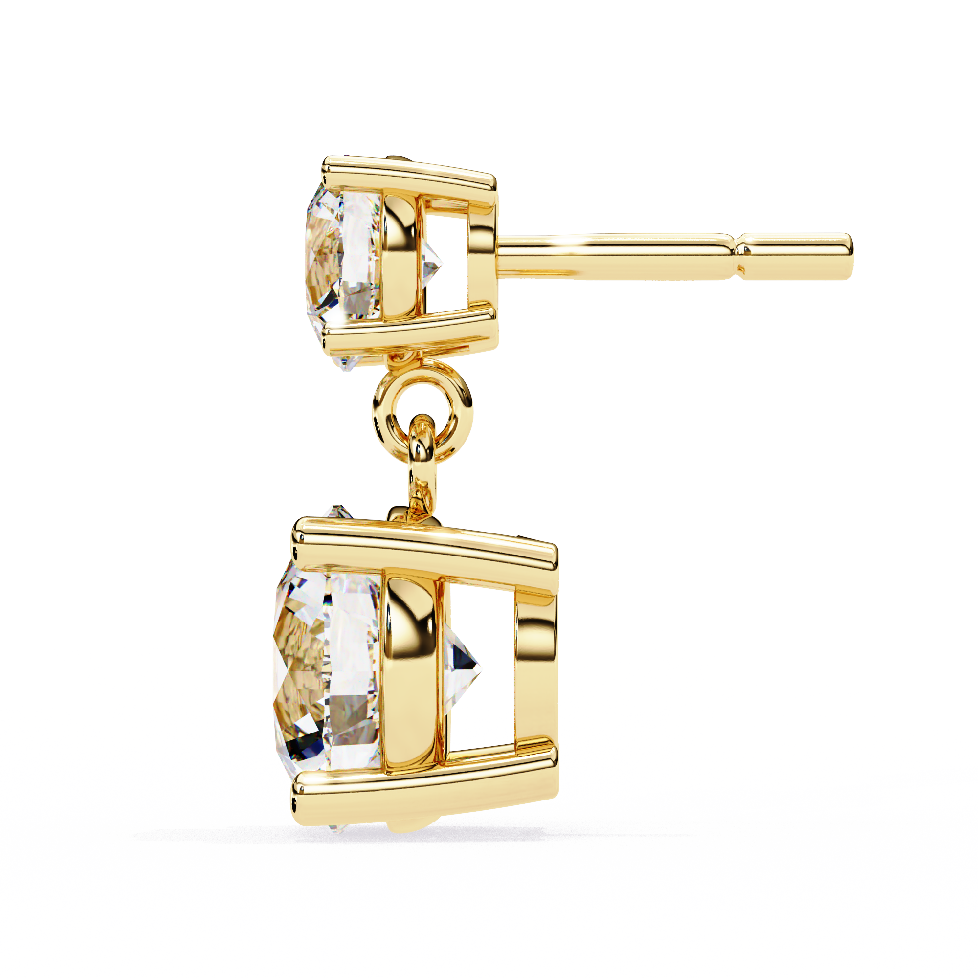 Diamond Duo Stud Earrings
