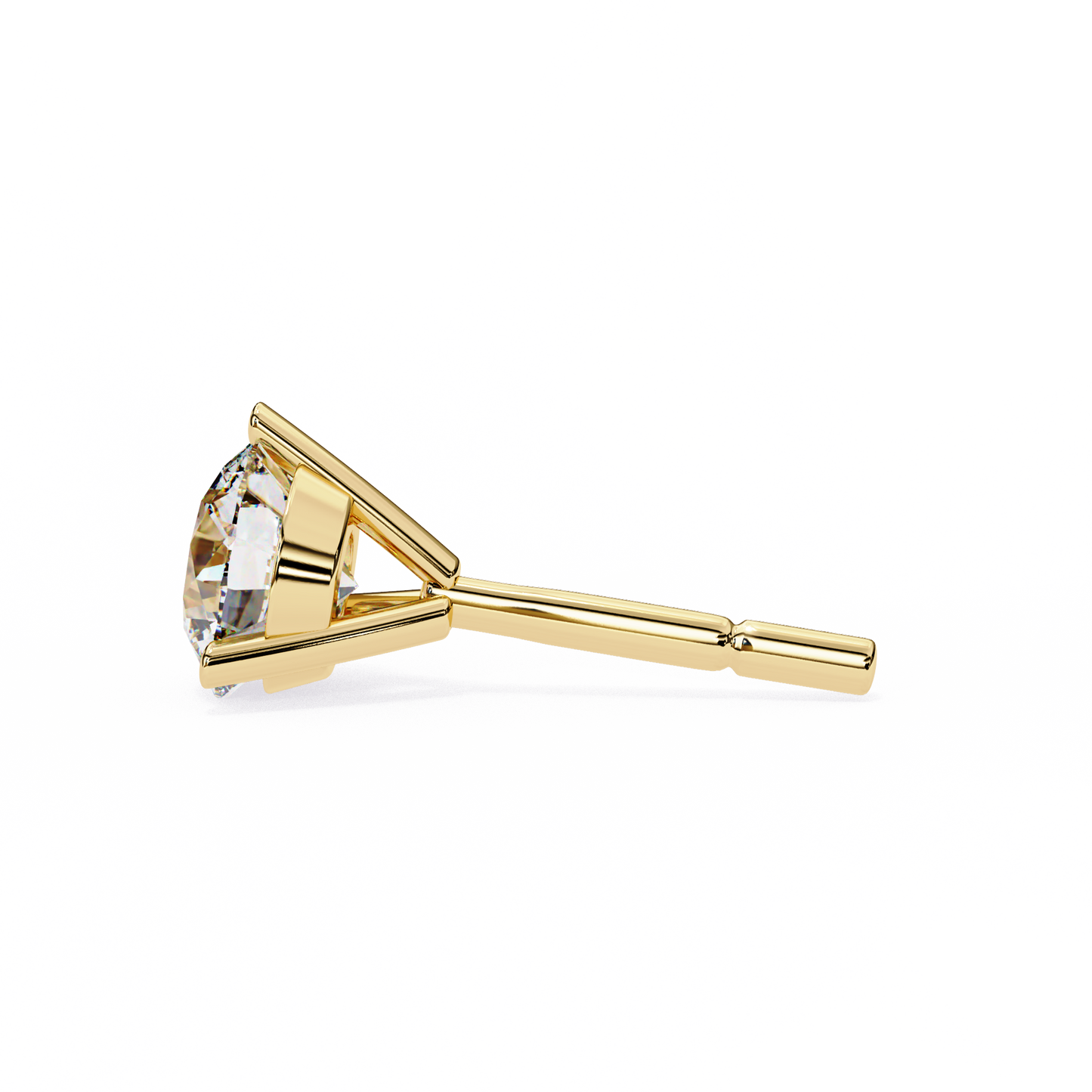 ROUND STUD EARRING