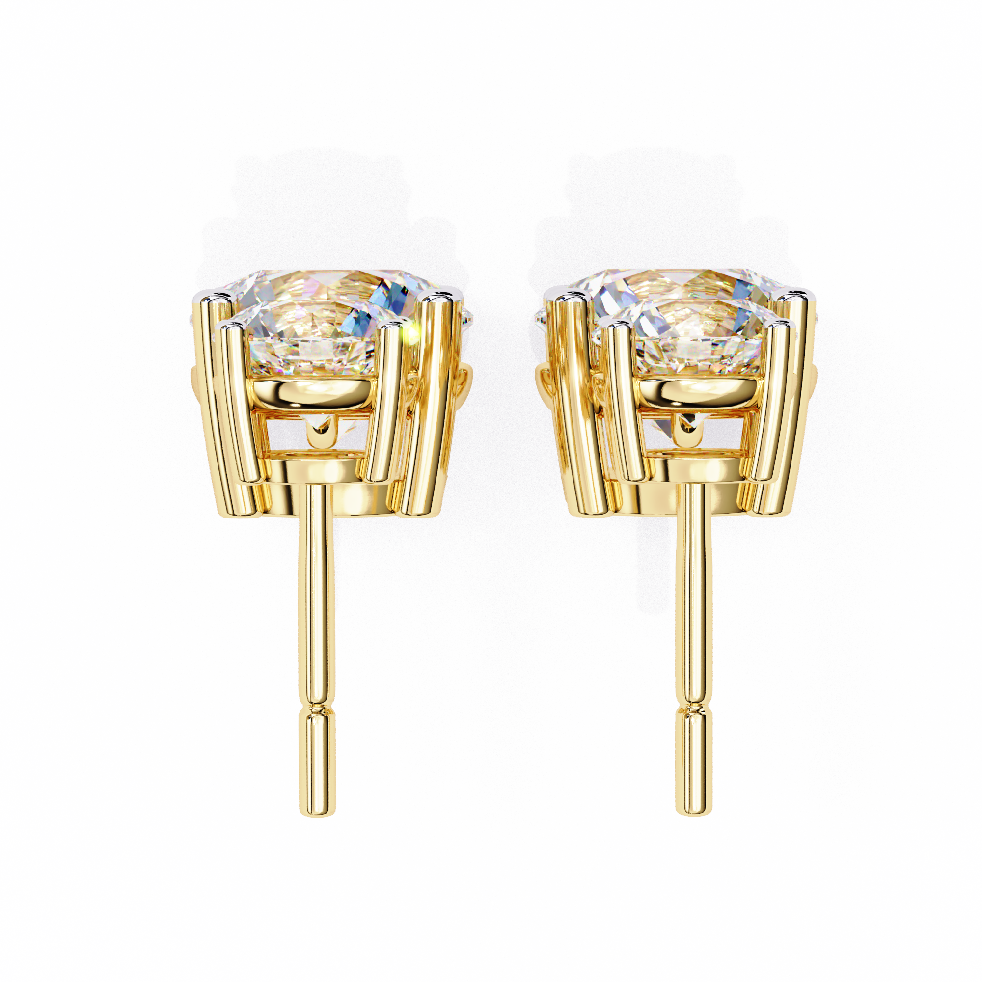 Diamond Duo Stud Earrings