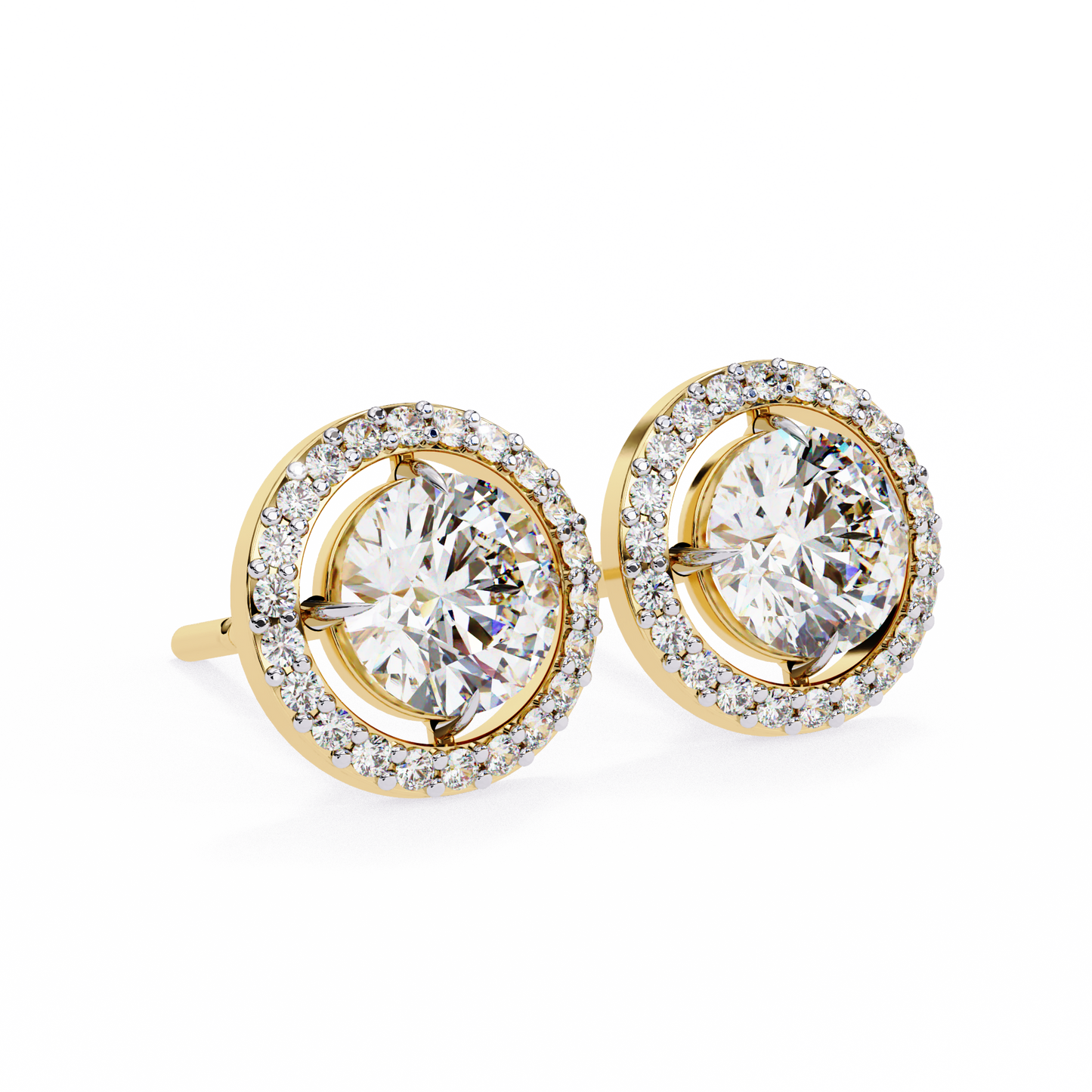 Buy Classic Round Diamond Studs