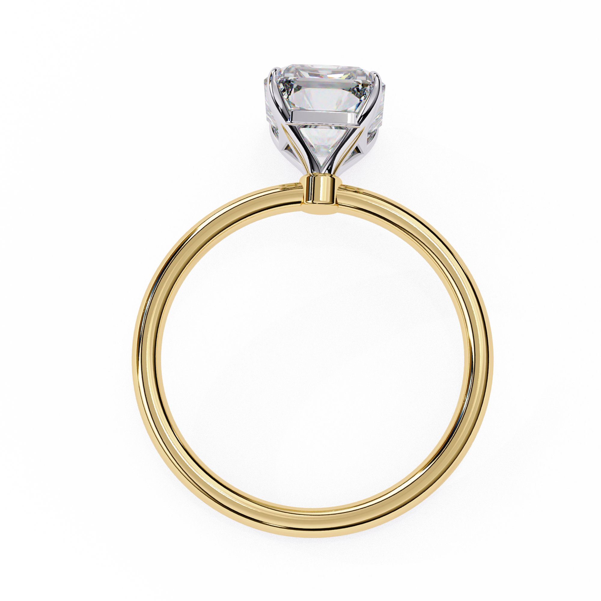 Radiant Solitaire Ring