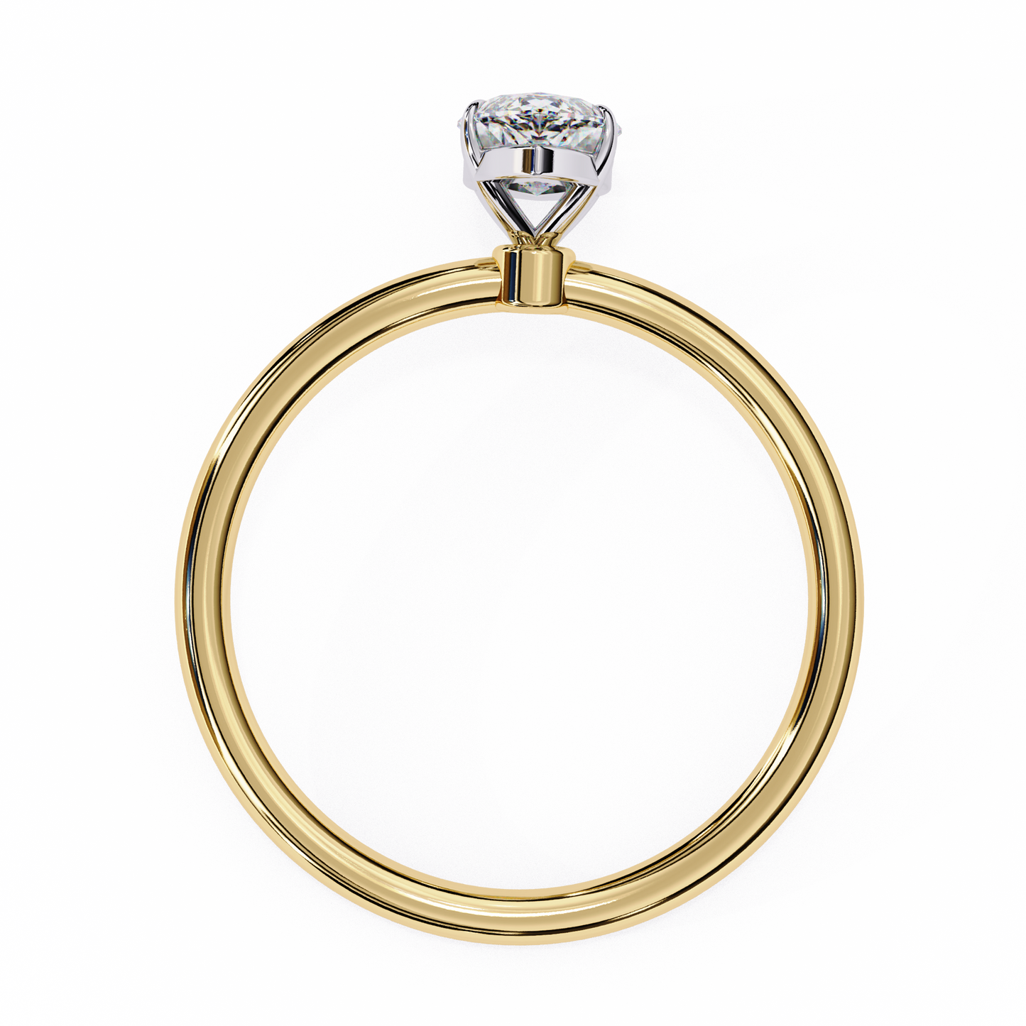 Women's Marquise Cut Diamond Solitaire Ring