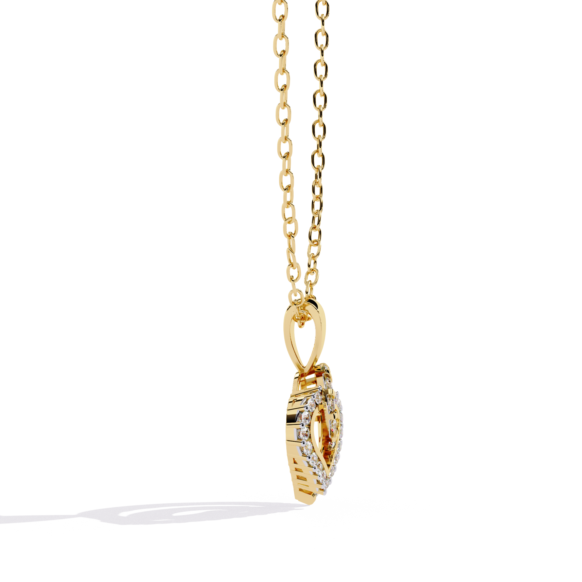 Vintage Double Heart Sweet Pendant