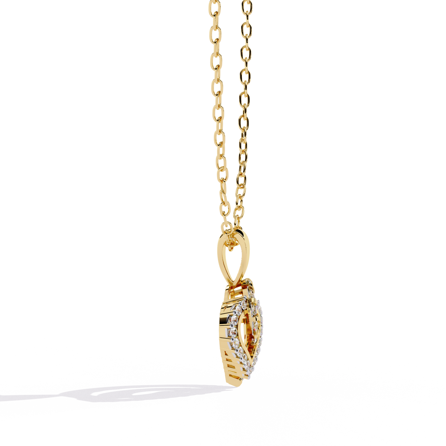 Vintage Double Heart Sweet Pendant