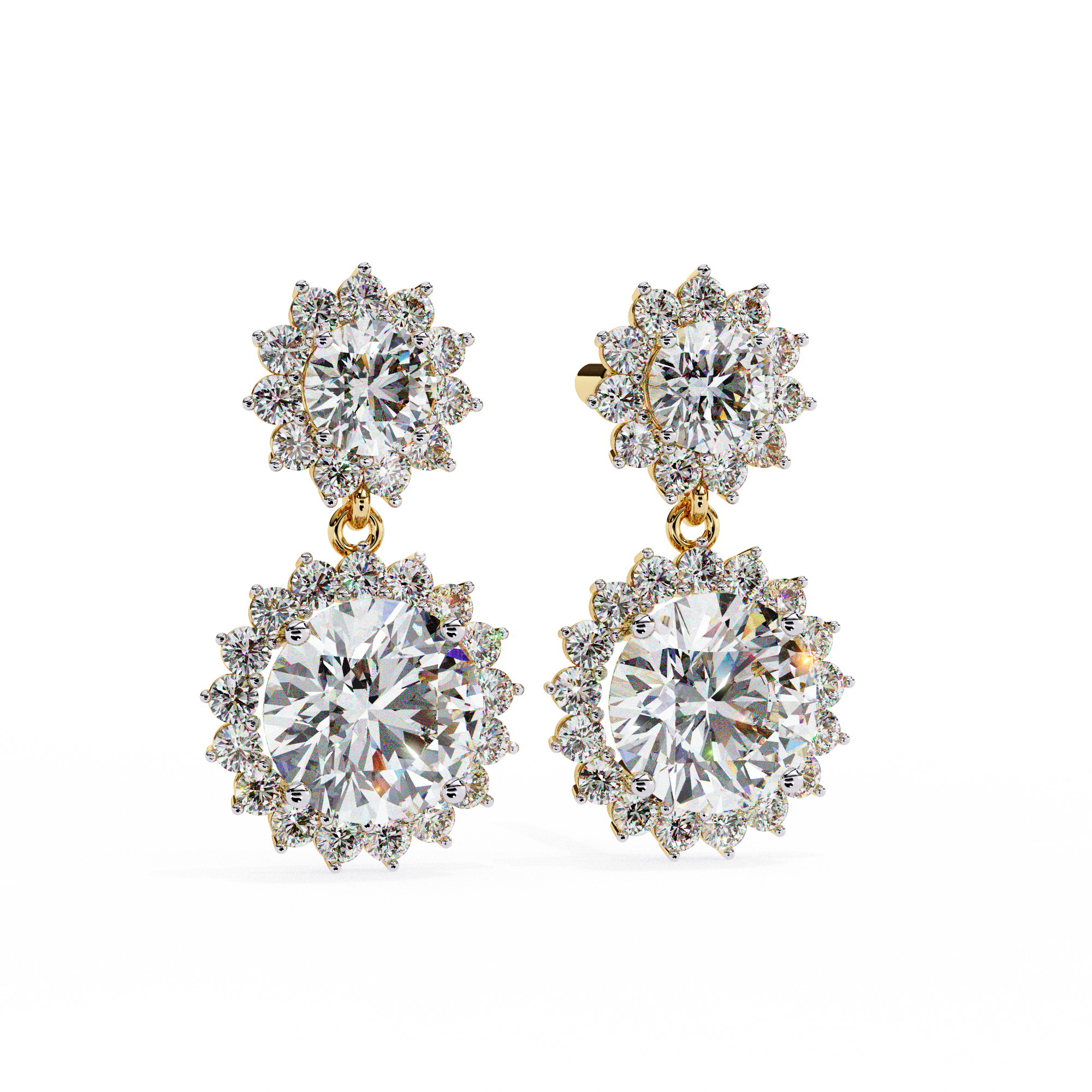 Floral Cluster Earrings