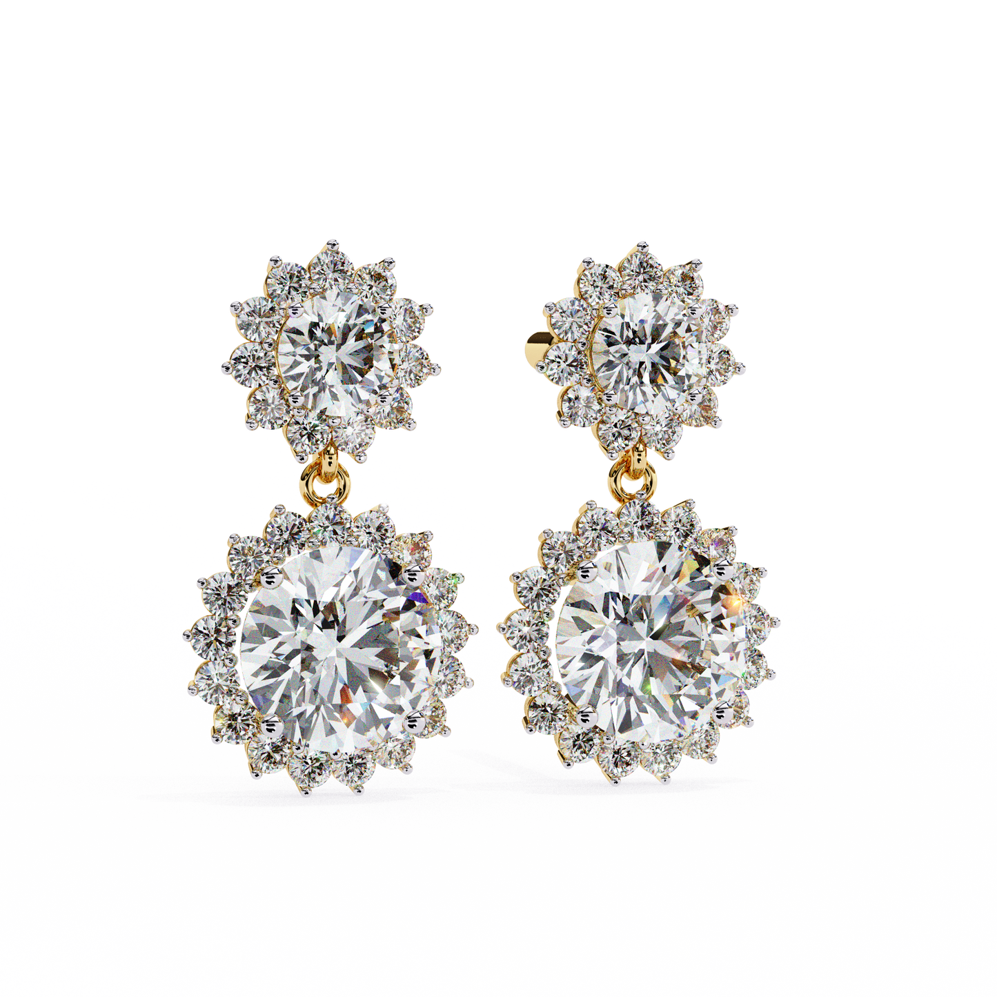 Floral Cluster Earrings