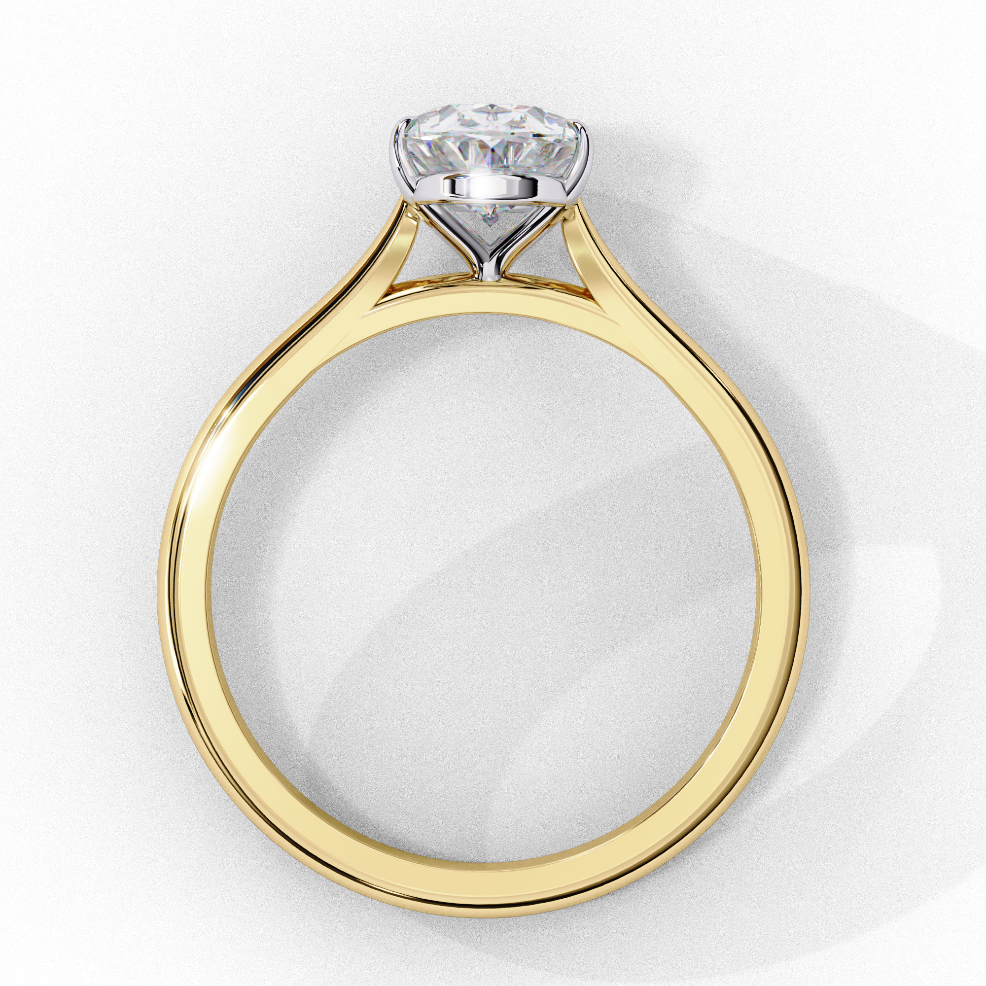Regal Oval Solitaire Ring