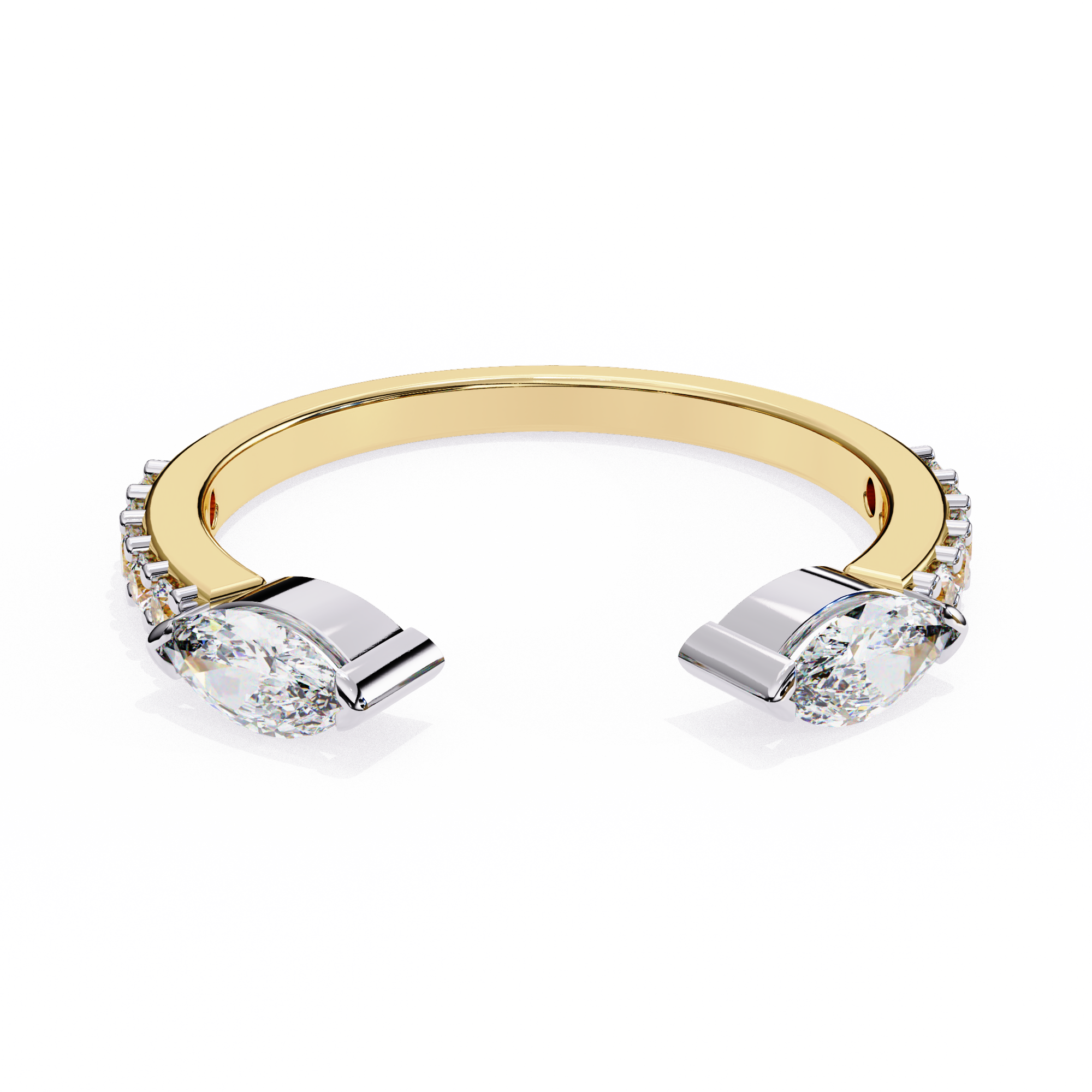 Pear cut Lab grown diamond eternity