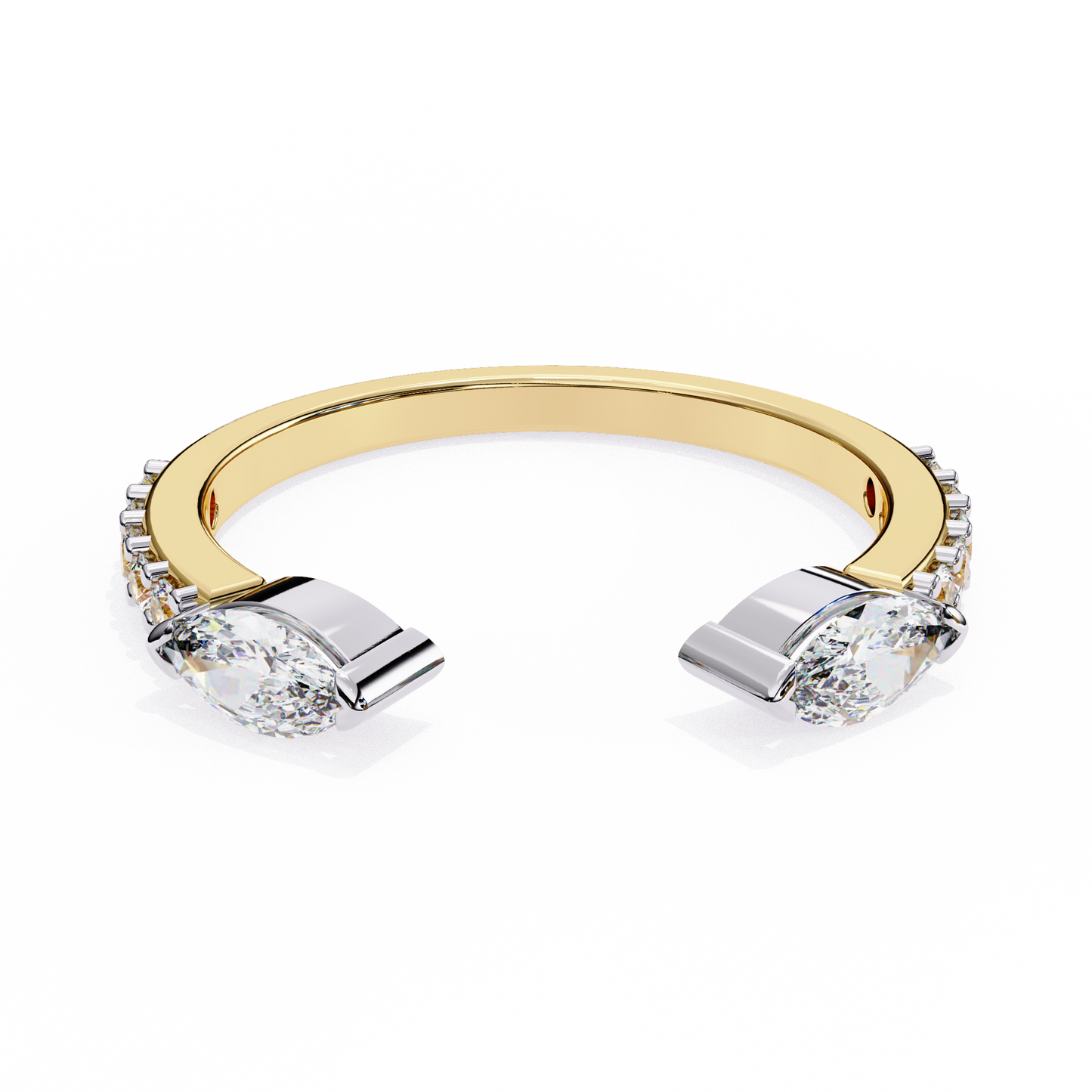 Pear cut Lab grown diamond eternity