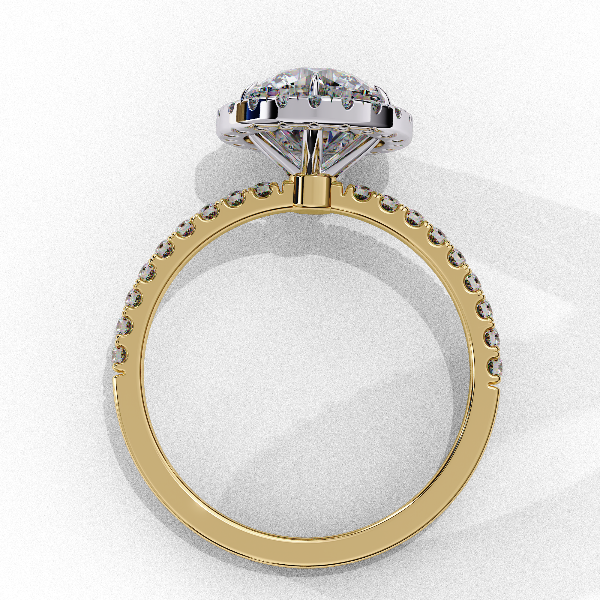 Round Halo Ring