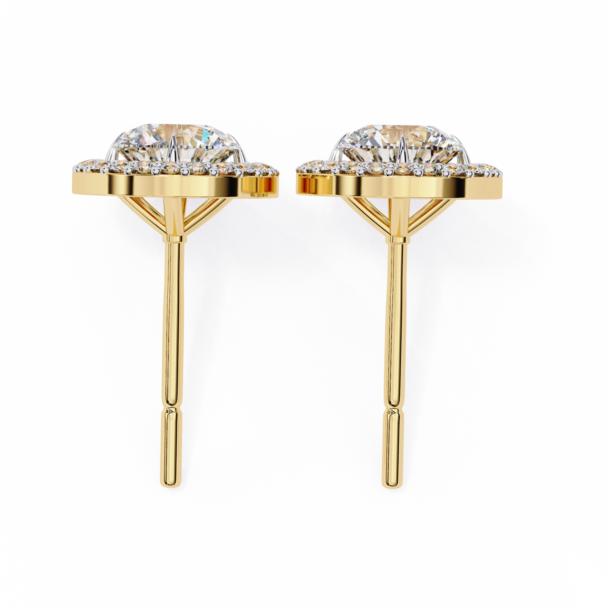 Buy Classic Round Diamond Studs