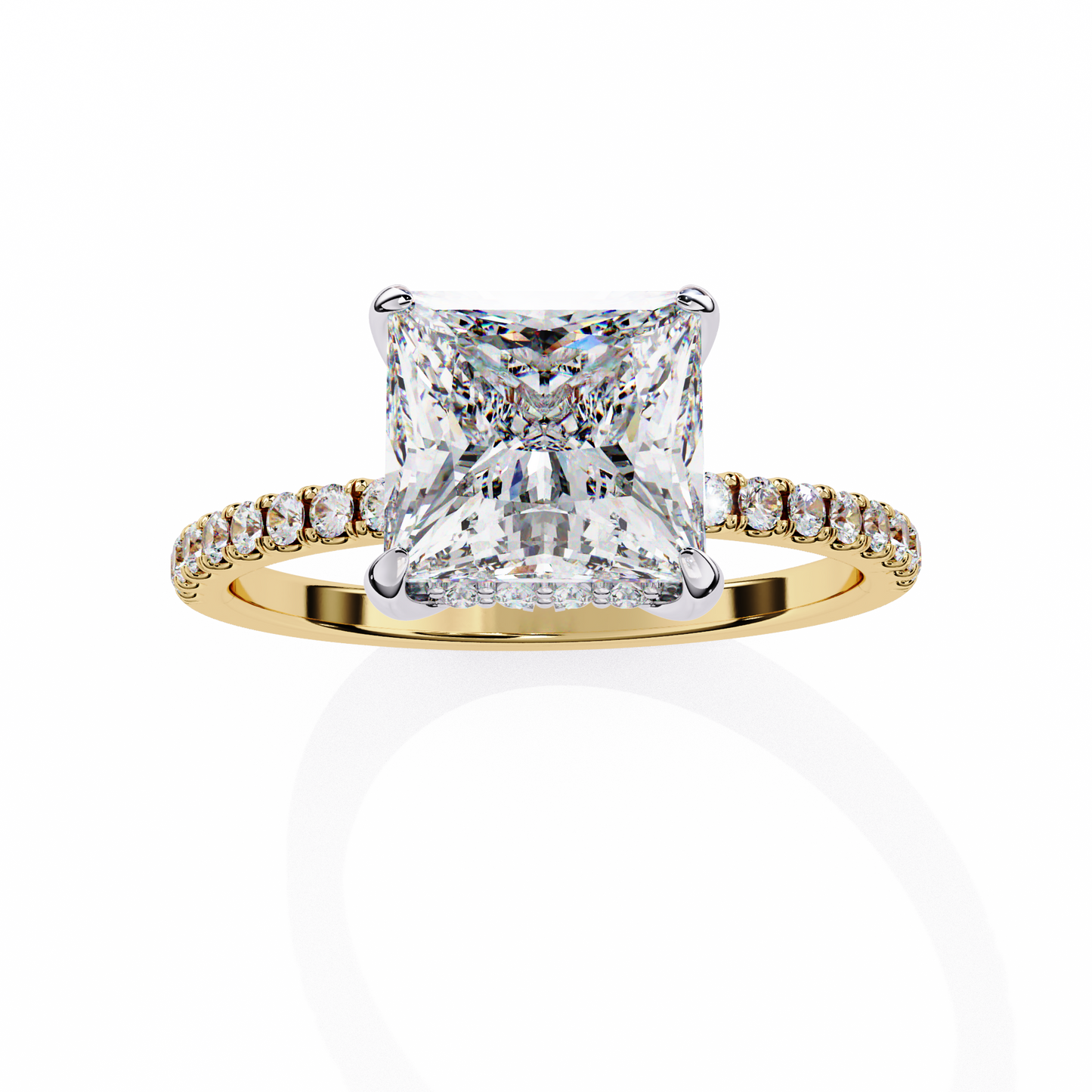 Princess cut Lab Grown Diamond Diamond